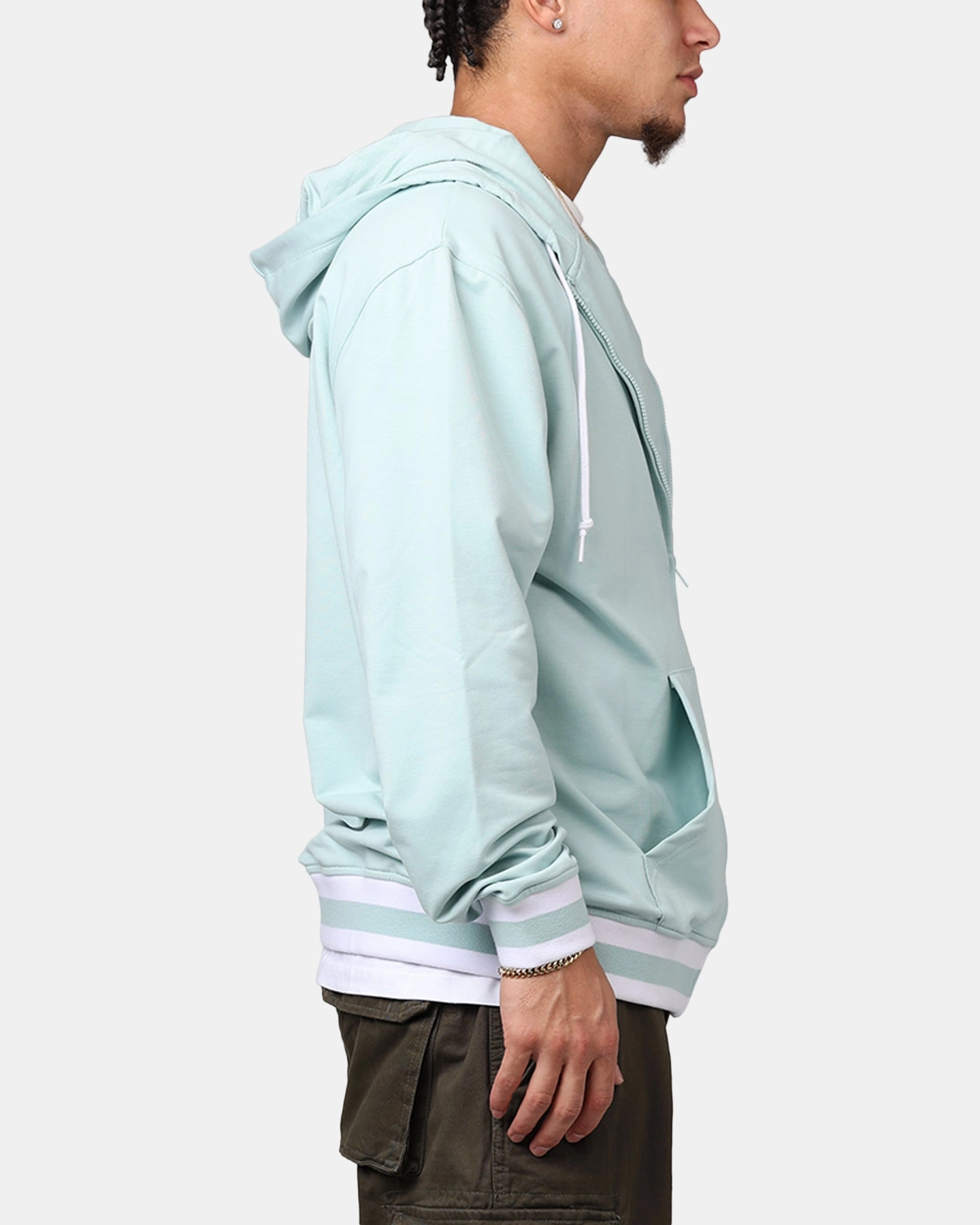 New Era San Francisco 49ers 'Logo Select Mint' Full Zip Hoodie Mint/White Alternative