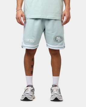 New San Francisco 49ers 'Logo Select Mint' Shorts Mint/White Urban Style Anti Slip Grip Technology