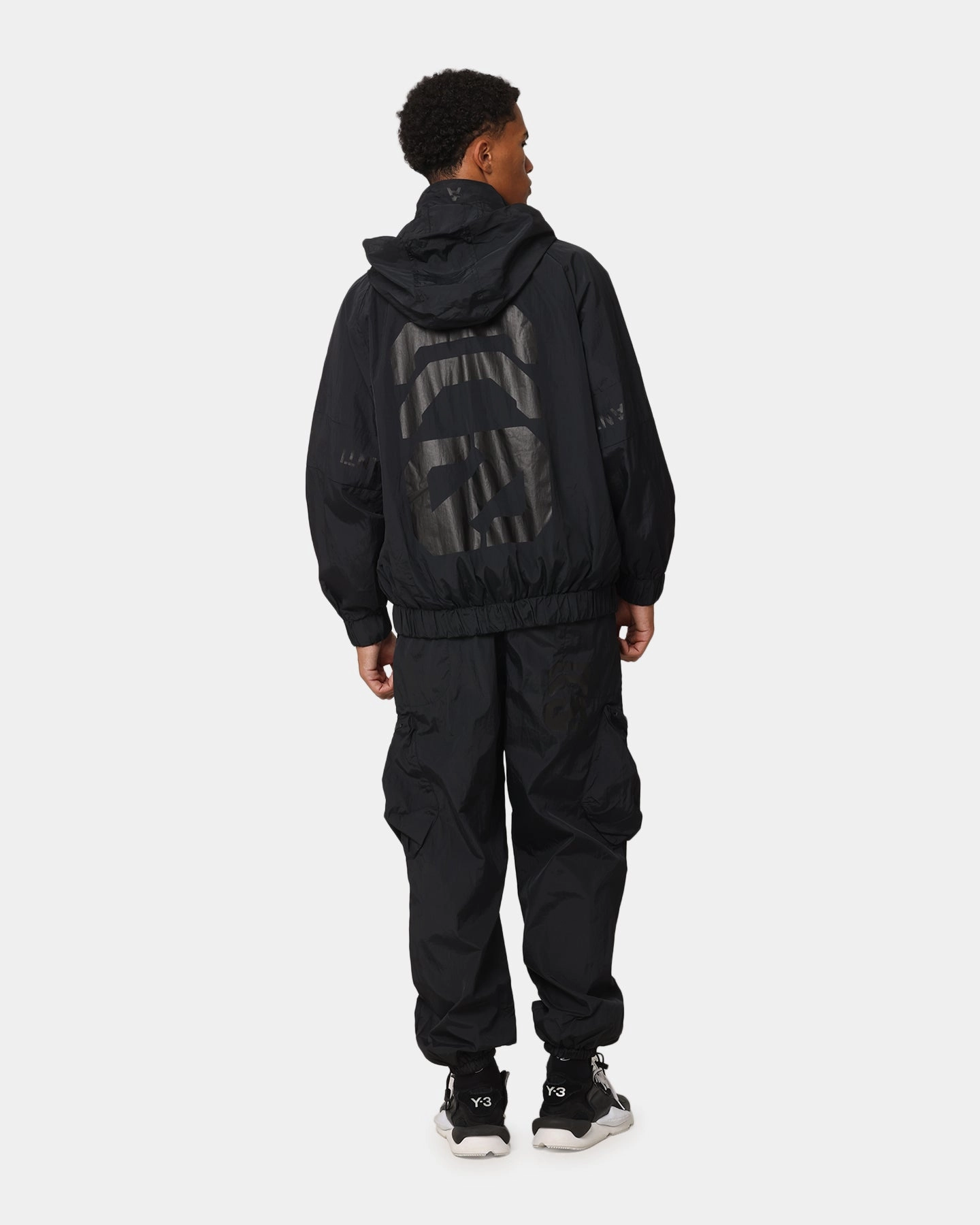 Reflective Trim The Anti Order Faction Windbreaker Jacket Black