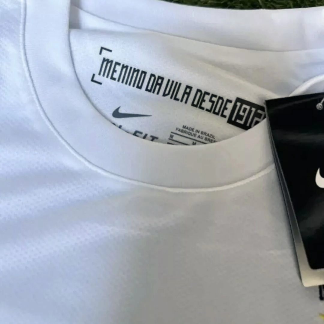 Neymar Jr. Santos FC Home Jersey 2011/12 Long Sleeve Quick Release Tag Flex Fit Construction