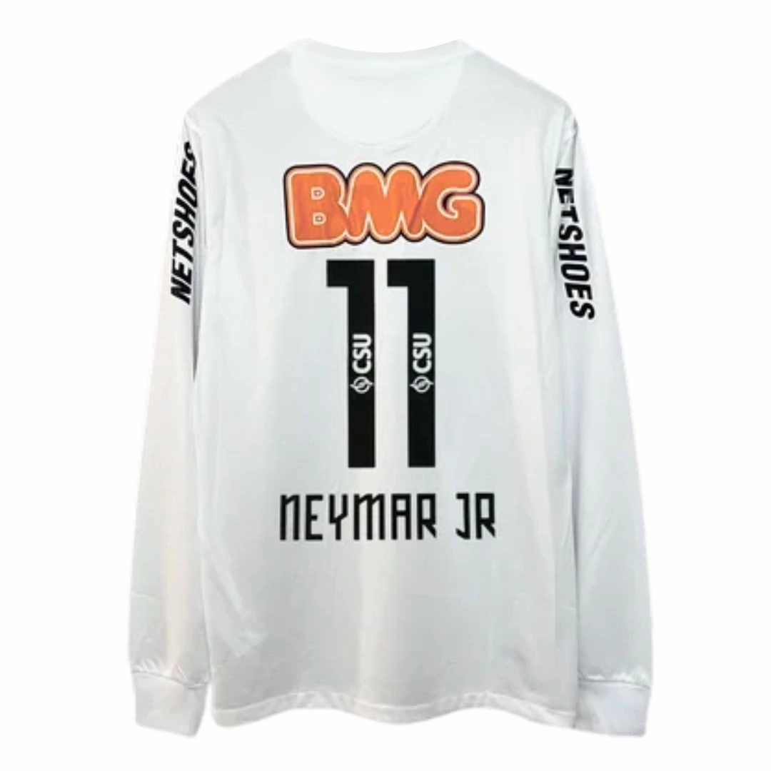 Neymar Jr. Santos FC Home Jersey 2011/12 Long Sleeve Active Performance