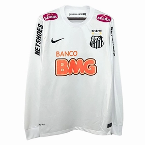 Neymar Jr. Santos FC Home Jersey 2011/12 Long Sleeve Reflective Safety Trim