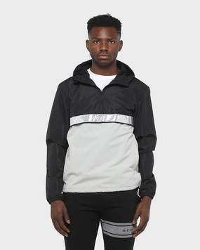 Nicce Casta Cagoule Jacket Black/Stone Thermal regulation suitable for stage shows