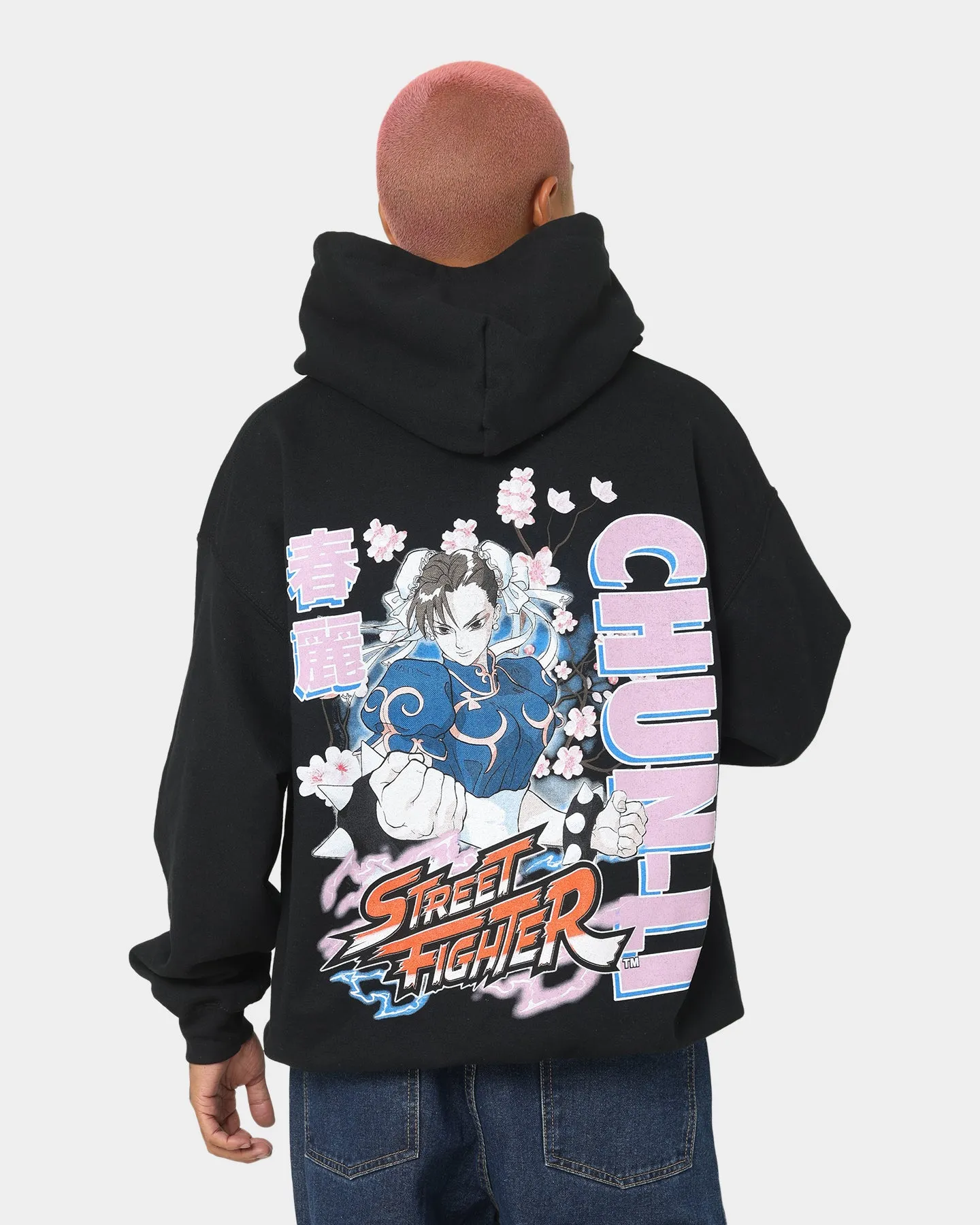 online purchase All Day Use Goat Crew X Street Fighter Chun Li Hoodie Black