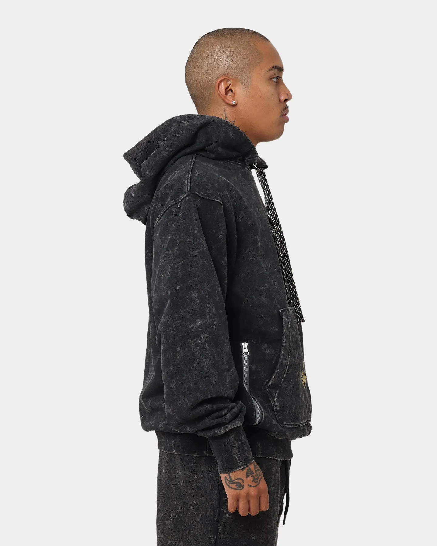 Nike Dri-Fit Standard Issue Premium Hoodie Black/Iron Grey Surprise