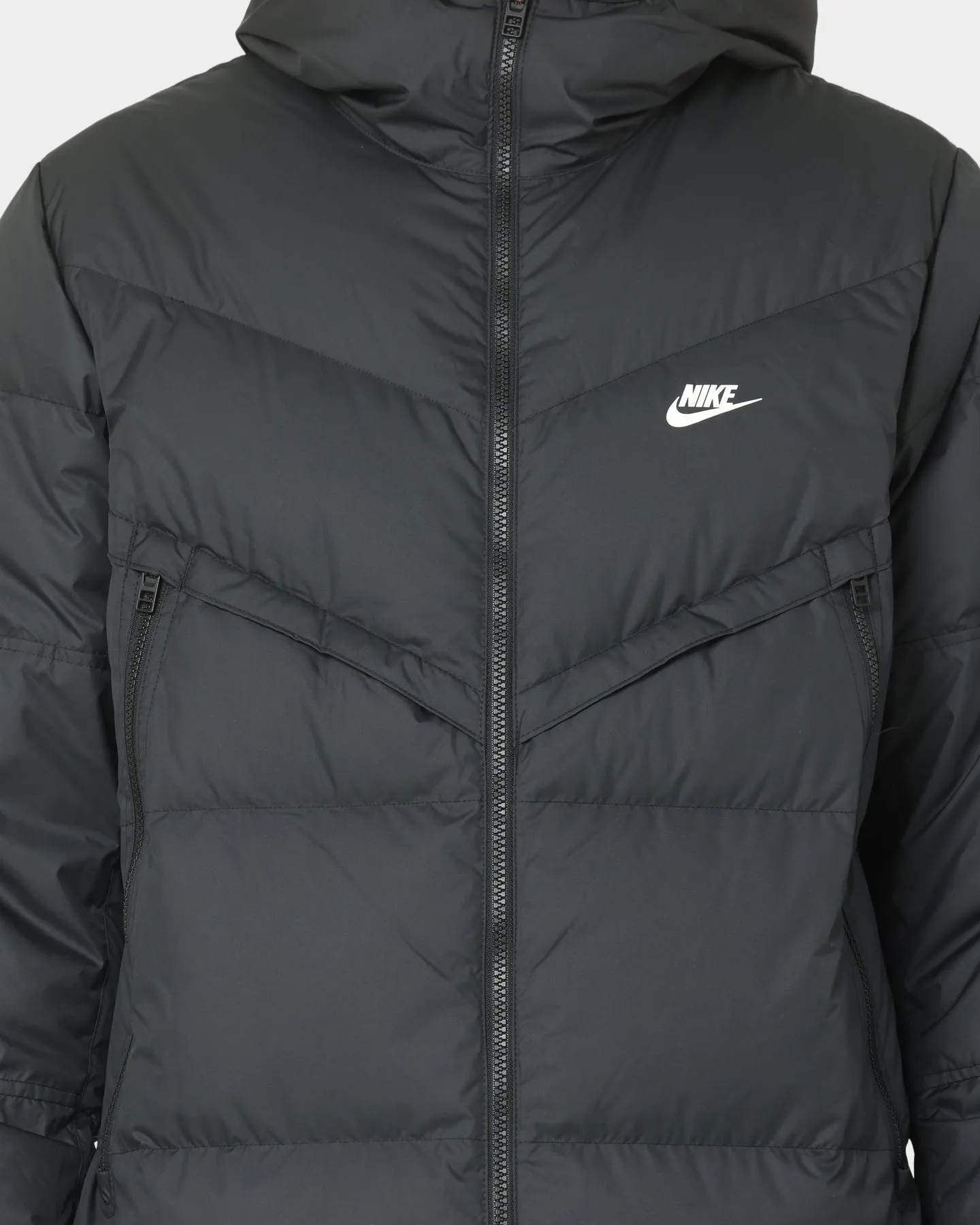 Nike Hooded Puffer Jacket Black Commend