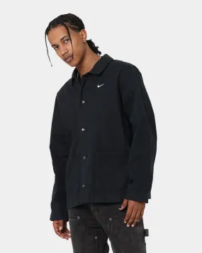 Nike Nike Life Unlined Chore Jacket Black/White Travel-Ready Gear