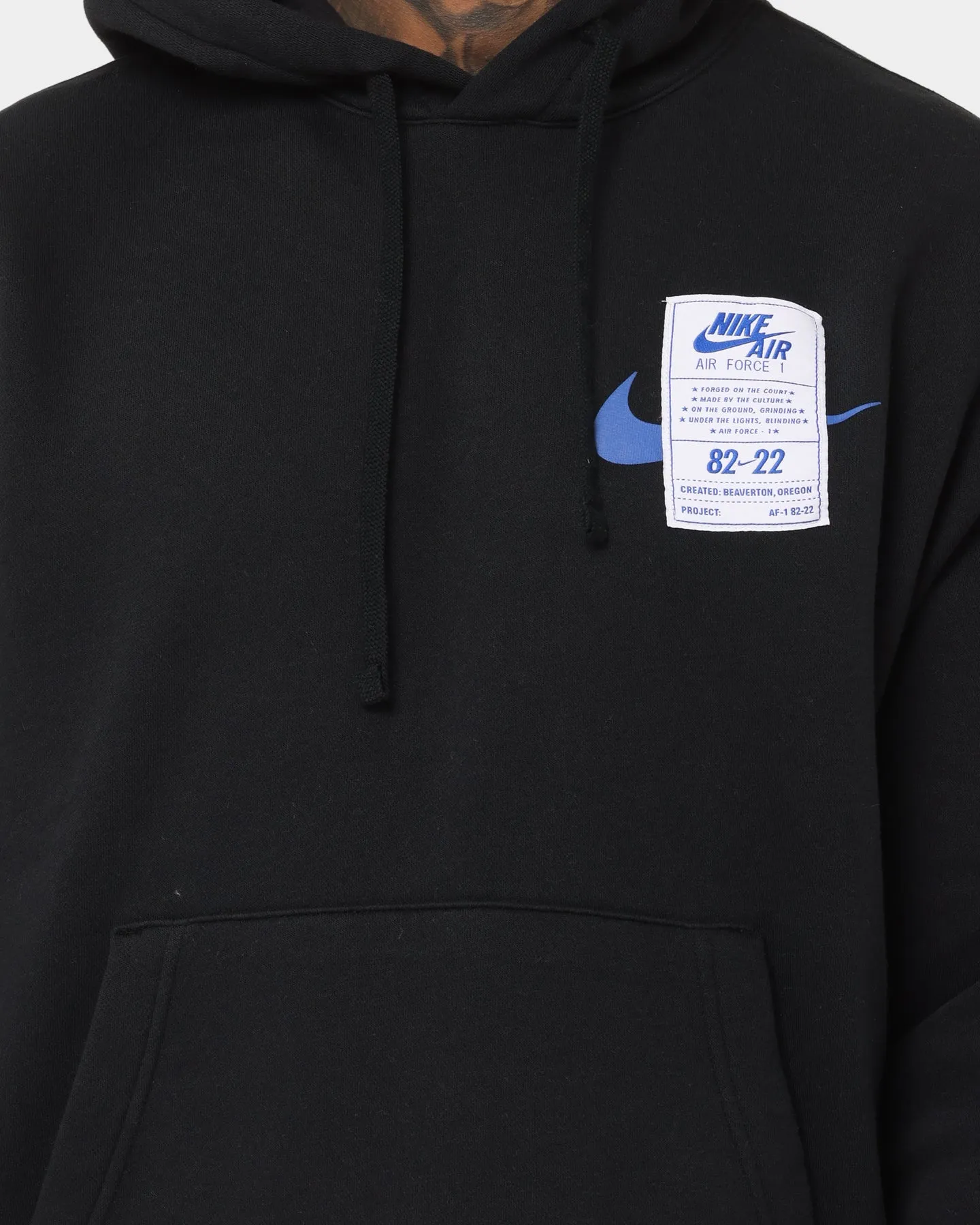Nike Nike Sportswear AF1 Open Hoodie Black DropShoulder