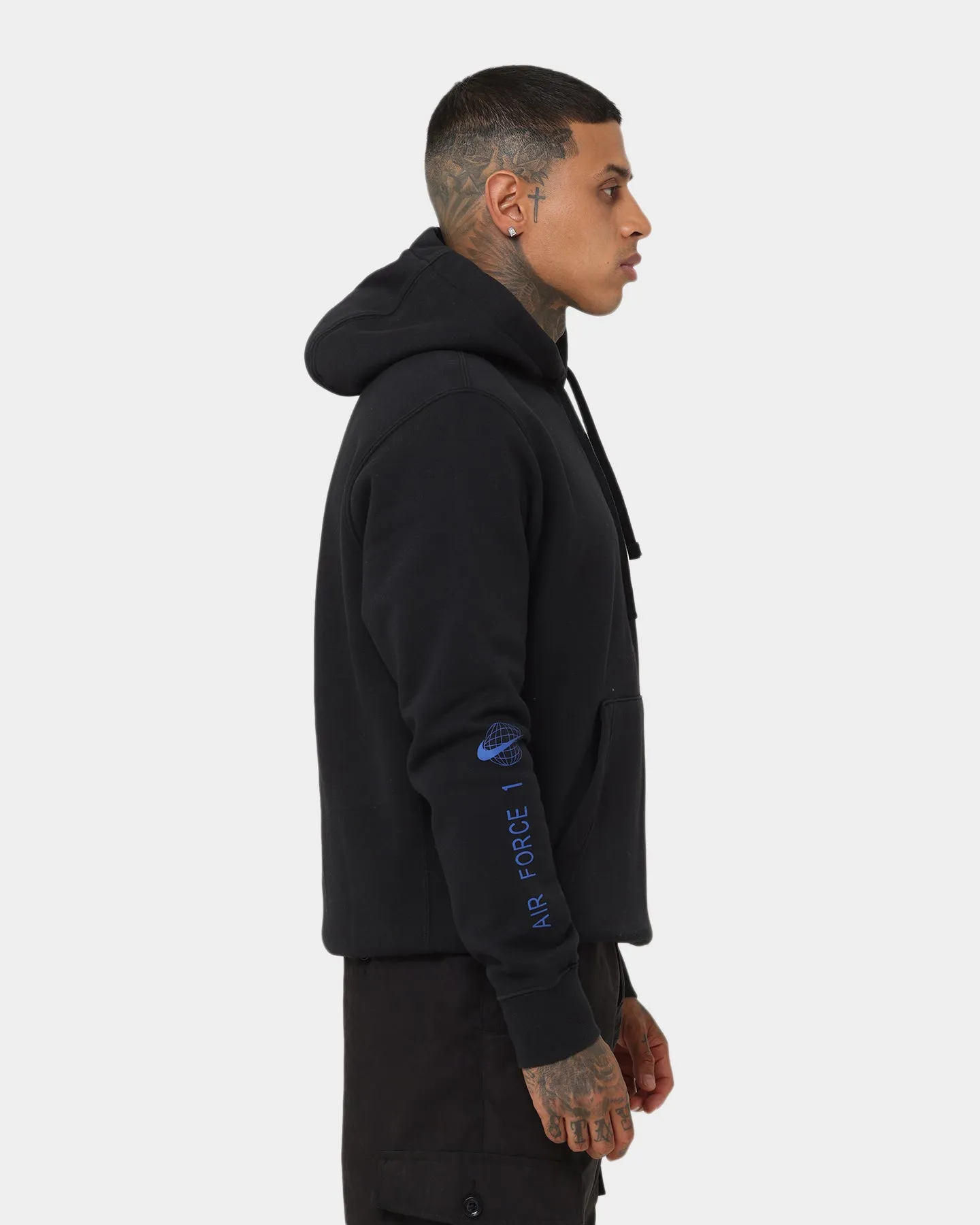 Nike Nike Sportswear AF1 Open Hoodie Black solo travel Warm Weather Wear