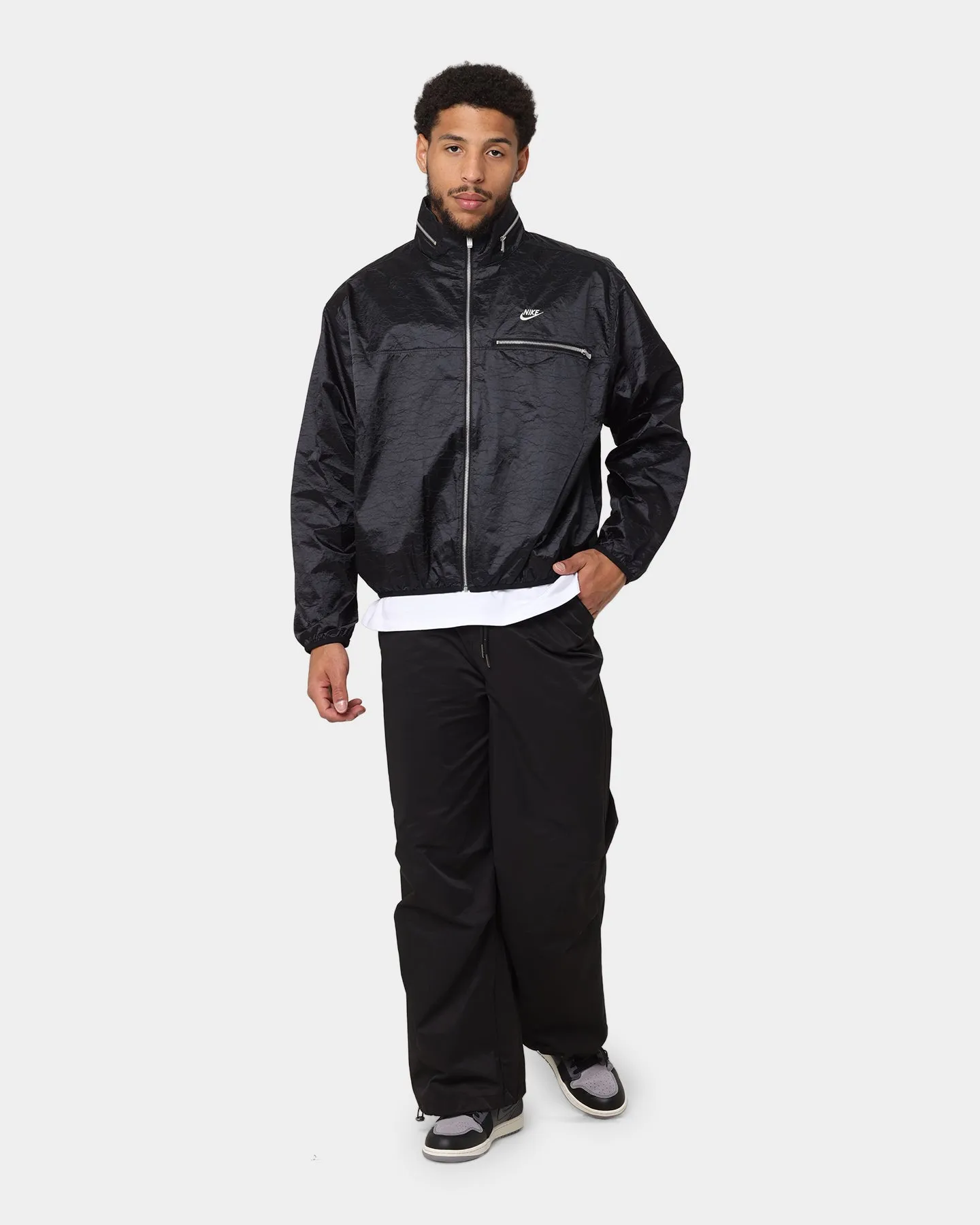 Windproof Shield Nike Nike Sportswear Nike Circa Lined Jacket Black/Coconut Milk