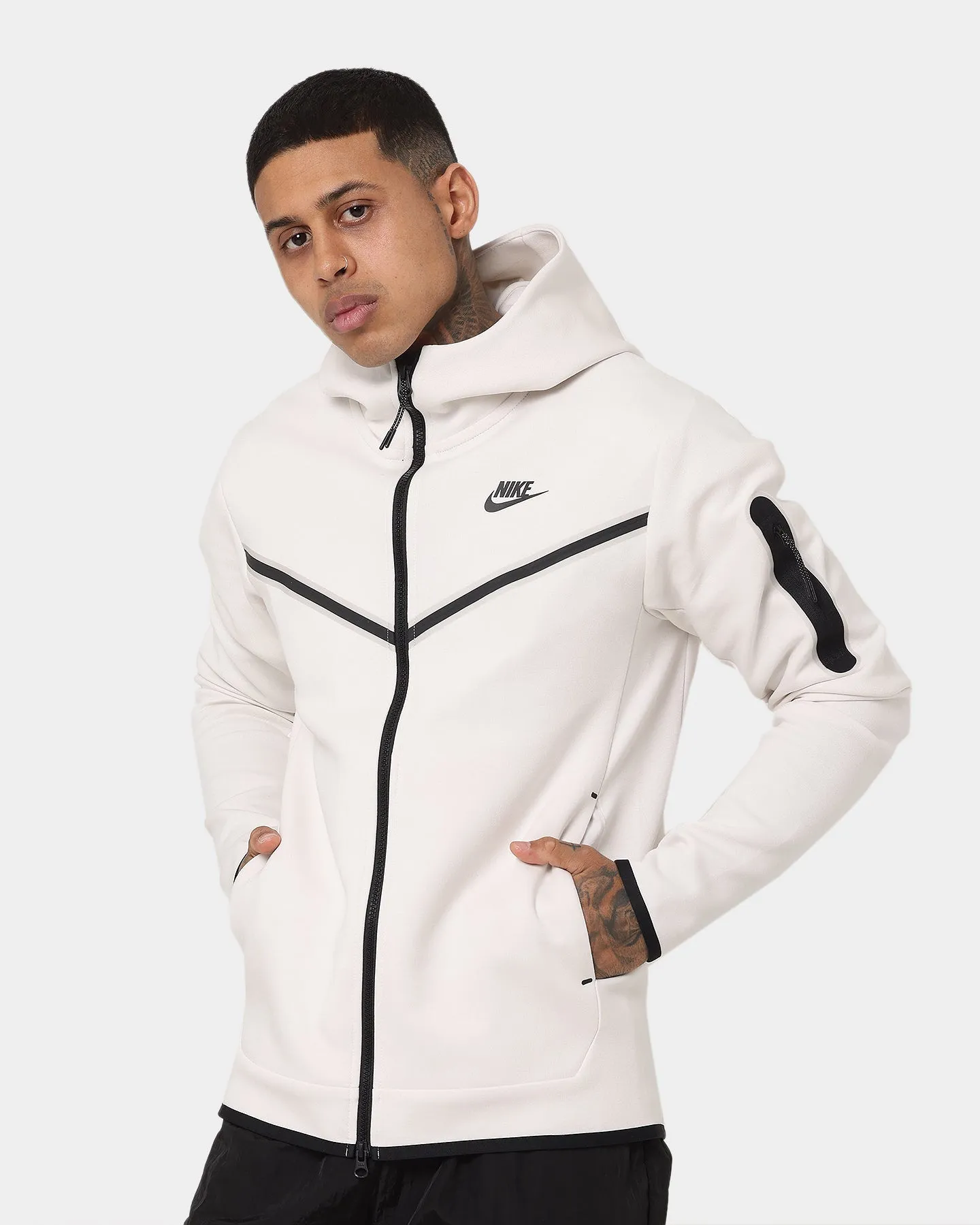 Nike Nike Sportswear Tech Fleece Full Zip Hoodie Phantom/Black Party use investment piece