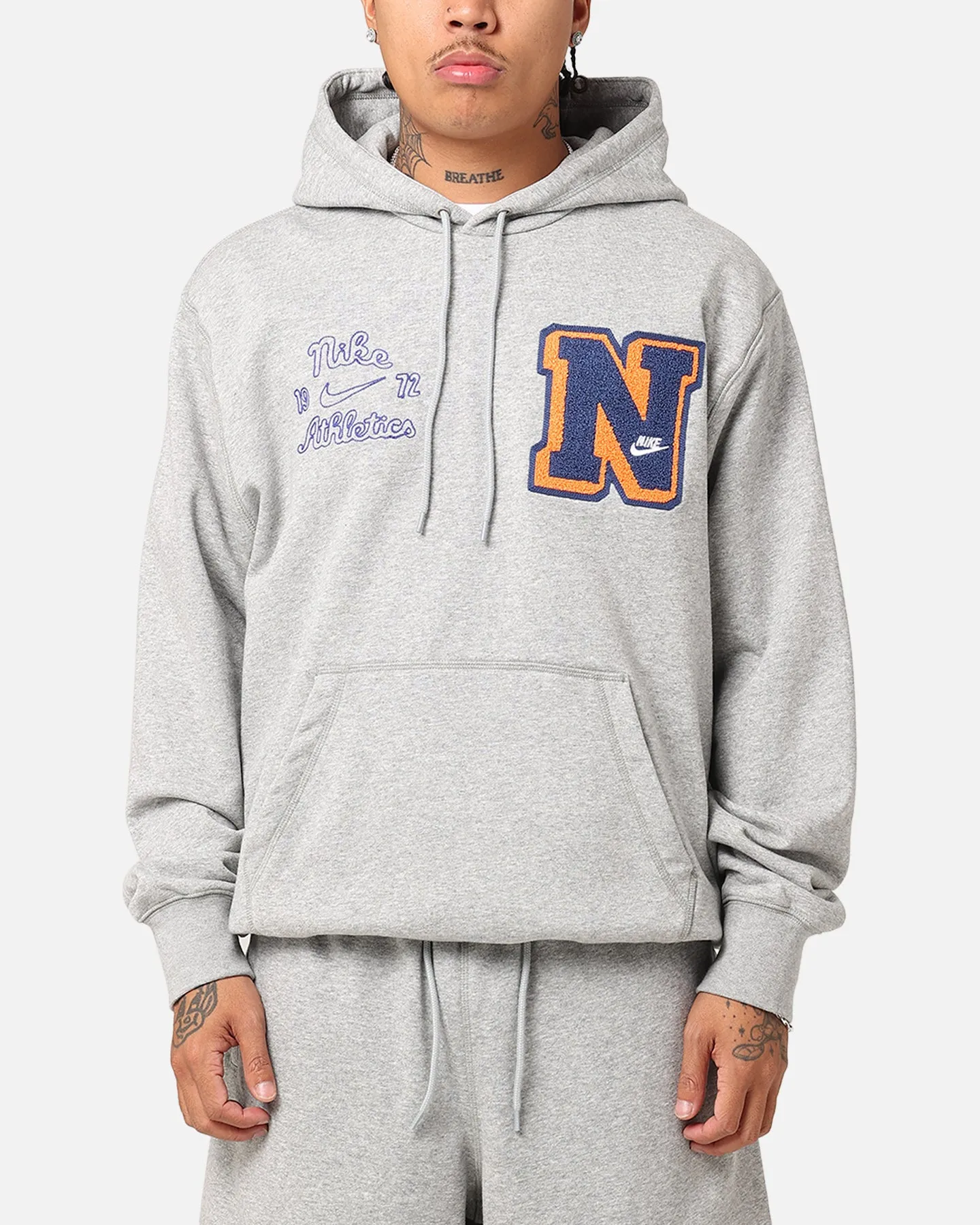 Nike Sportswear Club Essential Hoodie Dark Grey Heather Cozy Fit Opportunity