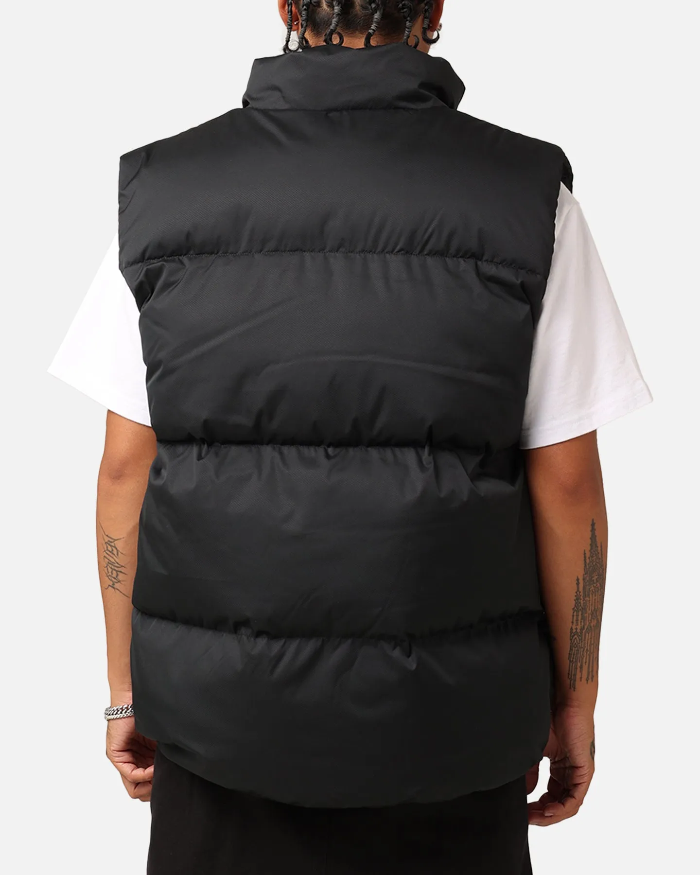 Nike Sportswear Club PrimaLoft? Water-Repellent Puffer Vest Black/White Bonded Shoulder Guards Multi Seasonal