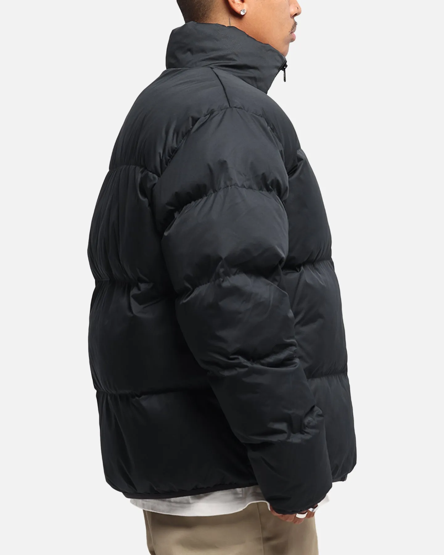 New Year's Eve attire Luxury Nike Sportswear Club Puffer Jacket Black/White