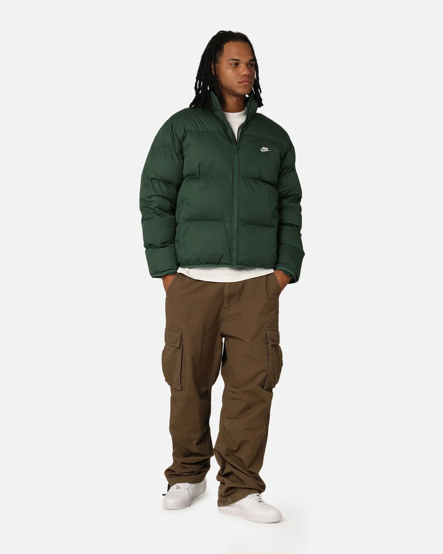 Generic Durable Seams Nike Sportswear Club Puffer Jacket Fir/White