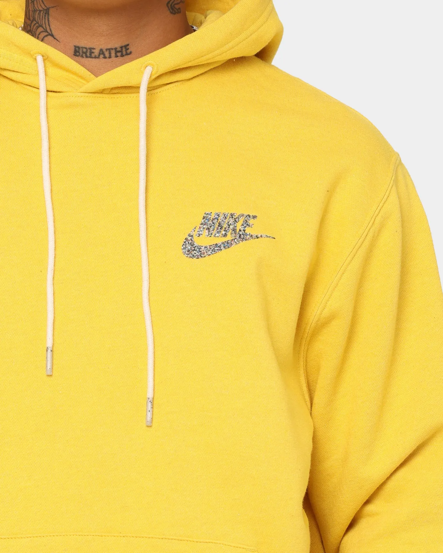 All Season Approve Nike Sportswear Revival Fleece Pull Over Hoodie Vivid Sulfur/White