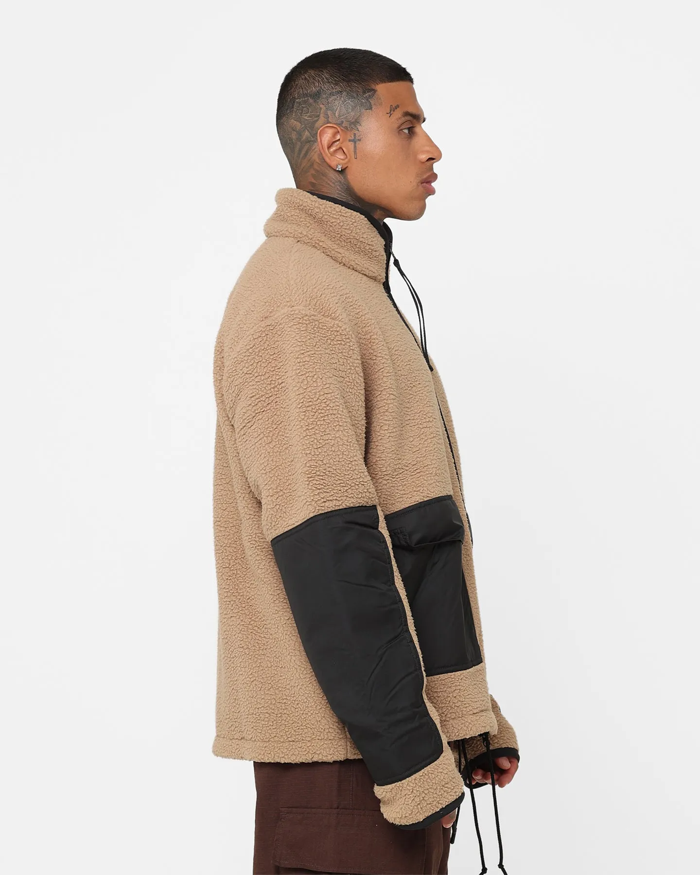 Modern Style Nike Sportswear Sherpa Jacket Dark Driftwood/Black