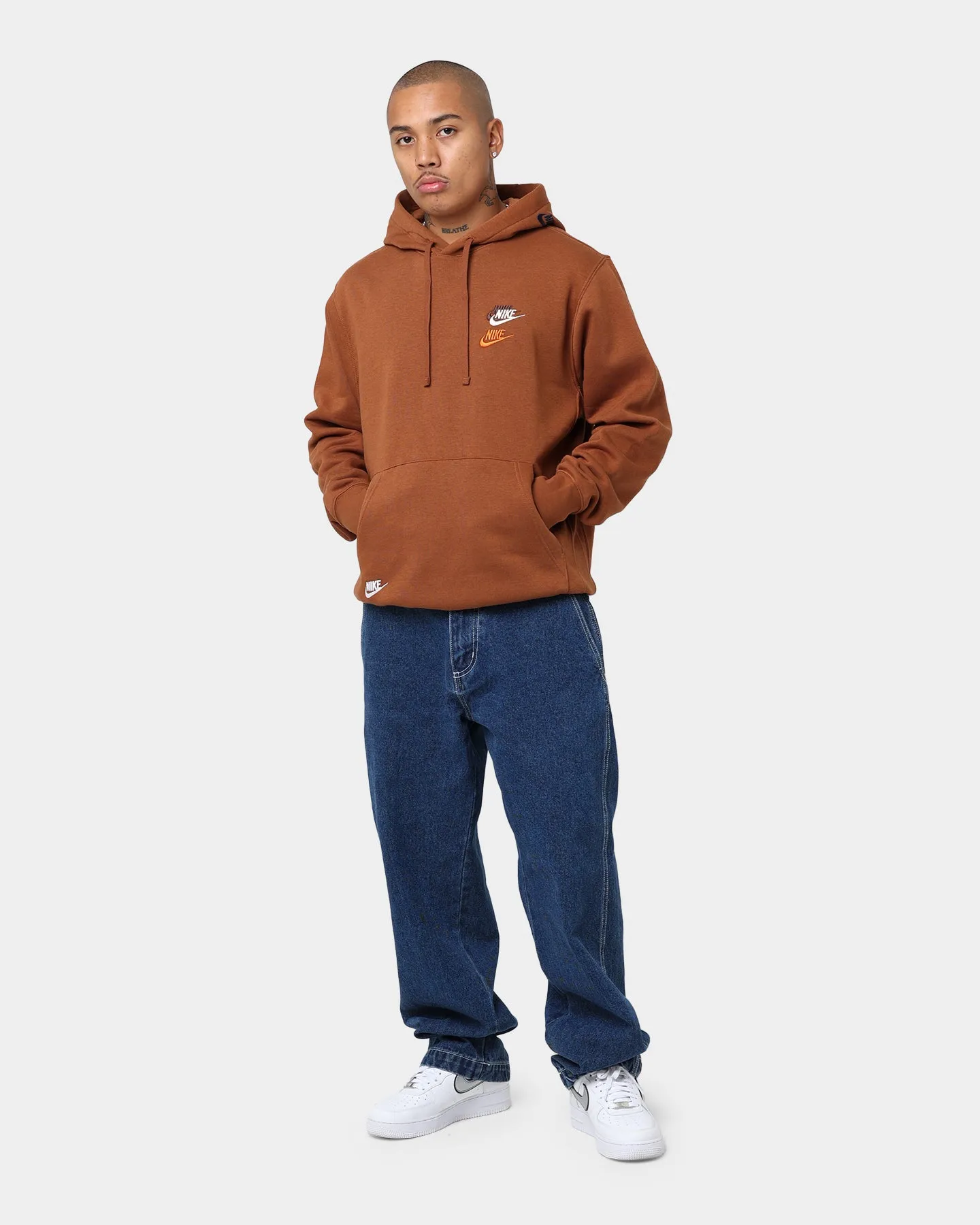 Nike Sportswear Sport Essentials  Pullover Hoodie Pecan/Pecan Active Layer