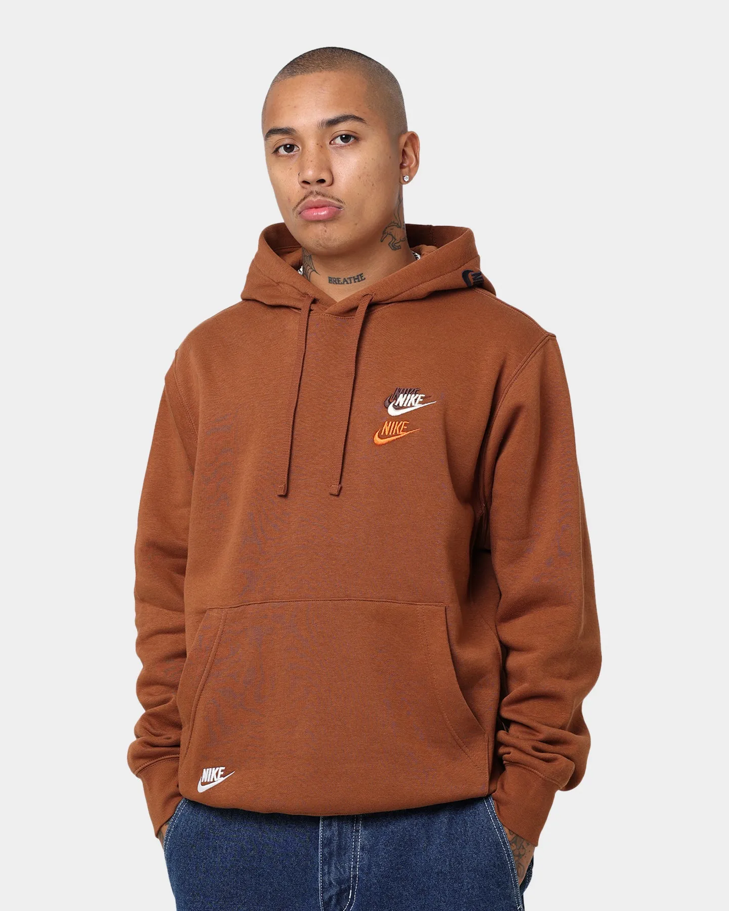 Nike Sportswear Sport Essentials  Pullover Hoodie Pecan/Pecan Bandana