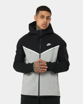Nike Sportswear Tech Fleece Full-Zip Hoodie Black/Dark Grey Heather college HighCollar Design