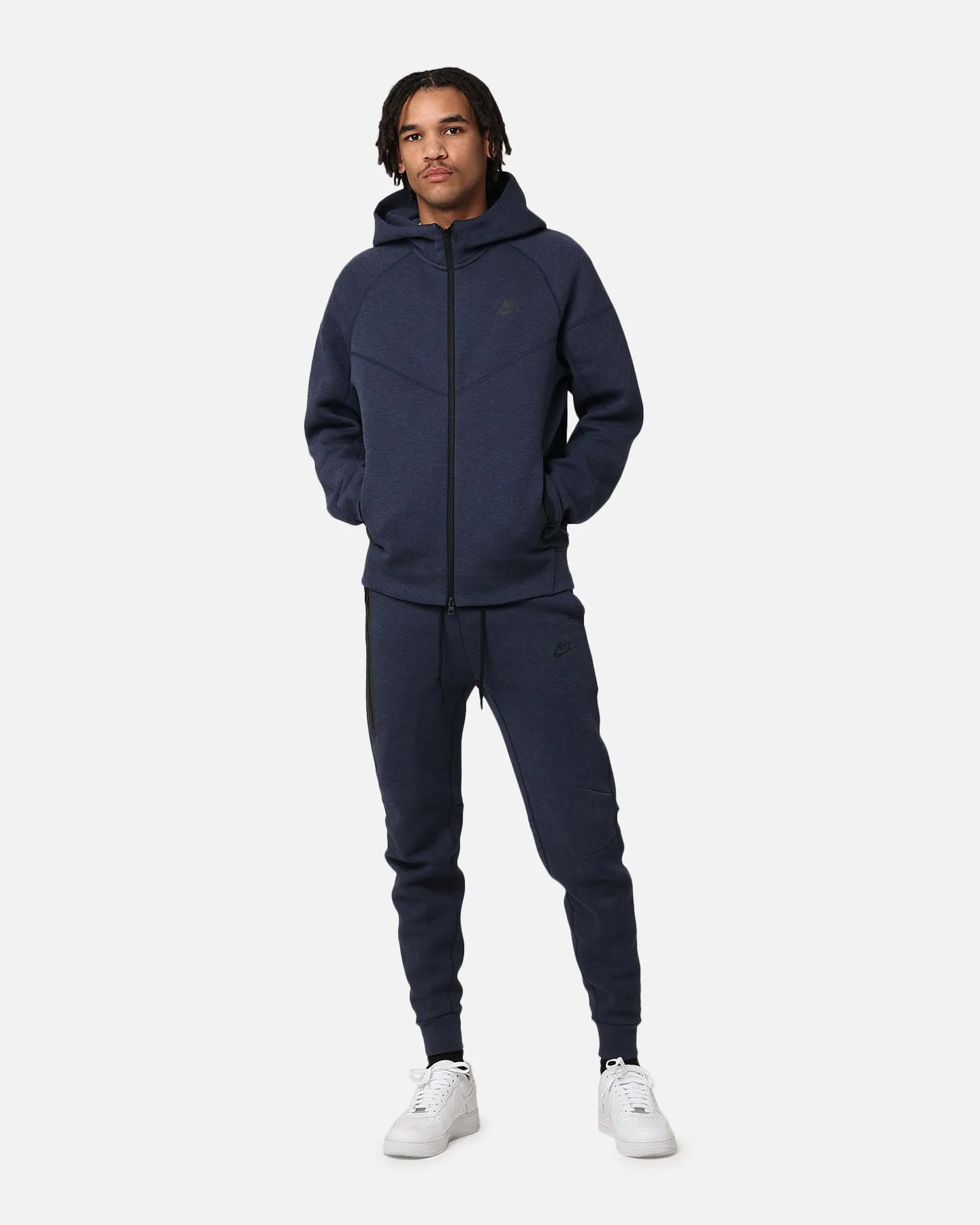 Nike Sportswear Tech Fleece Full-Zip Windrunner Hoodie Obsidian Heather Black Halloween