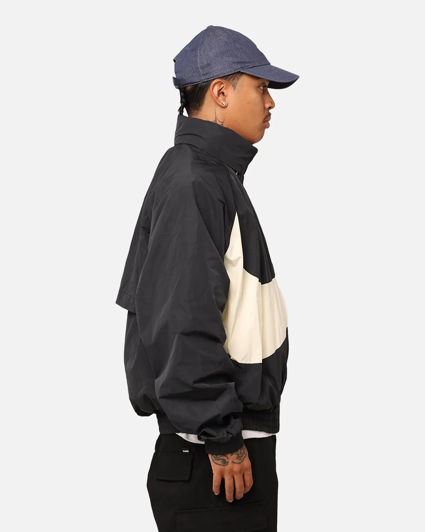 beachgoer Nike Swoosh Woven Jacket Black/Coconut Milk