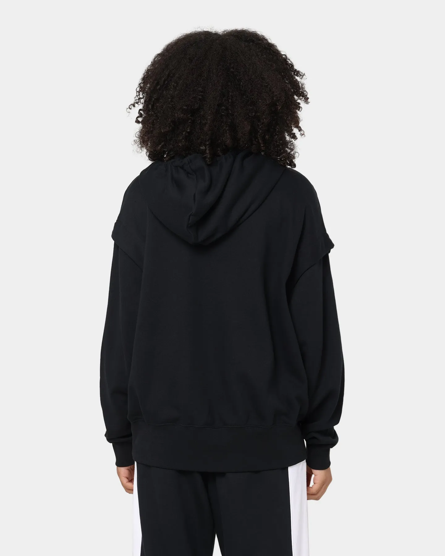 Nike Women's Sportswear Team Nike Fleece Hoodie Black/Black/White Anti-pilling