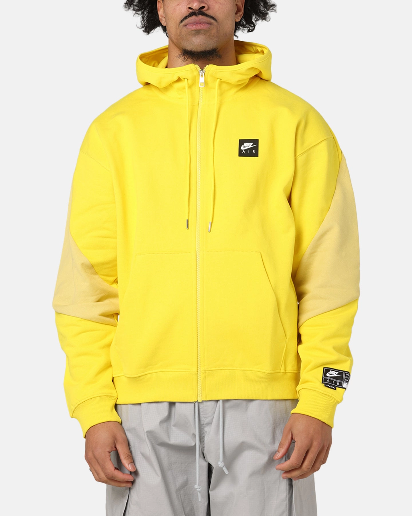 Bandana Nike Air Full-Zip Fleece Hoodie Saturn Gold/Black