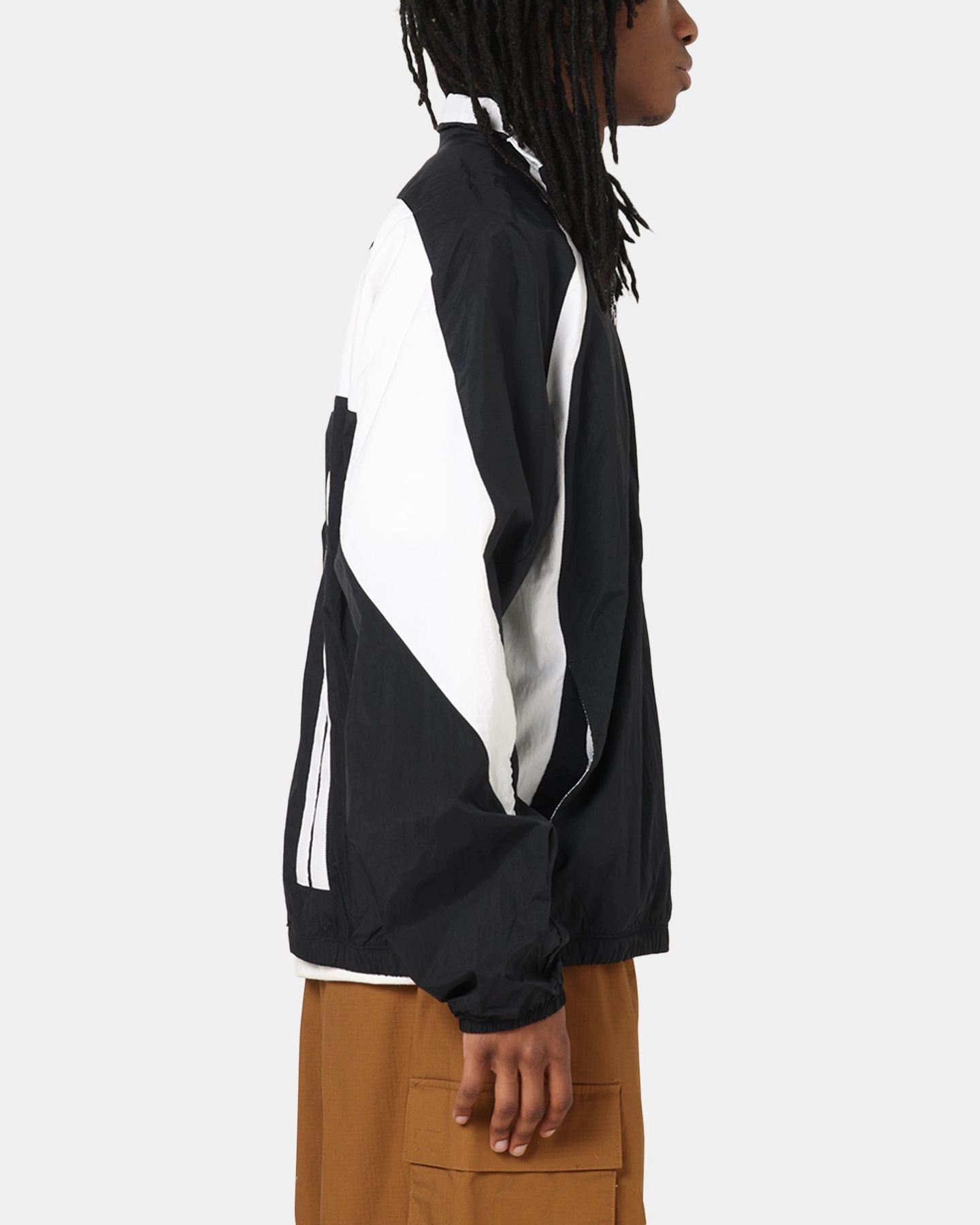 Water Resistant Fabric Aftershave Nike Air Woven Track Jacket Black/White/Black