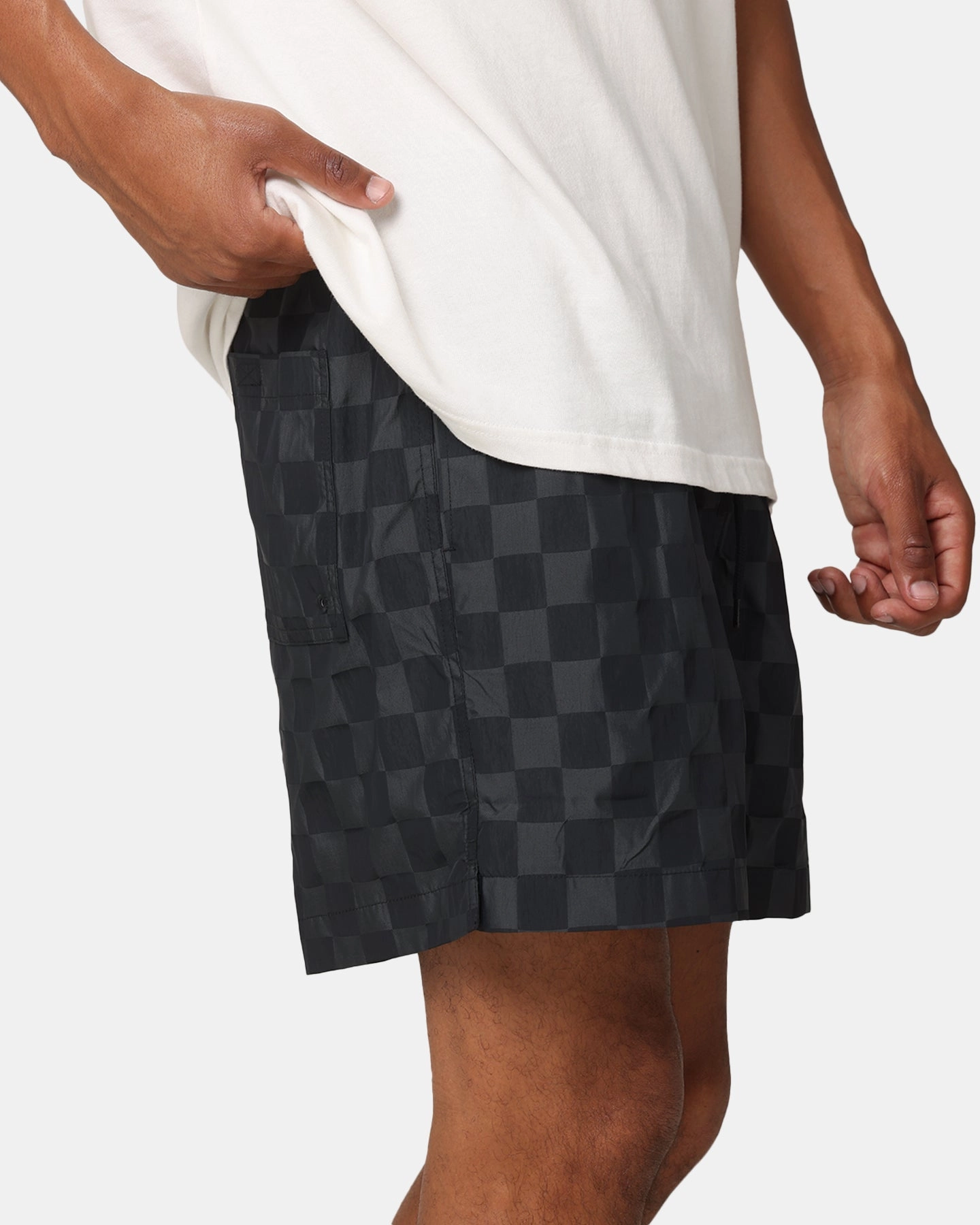 Nike Club Flow Shorts Black Ergonomic Panel Design