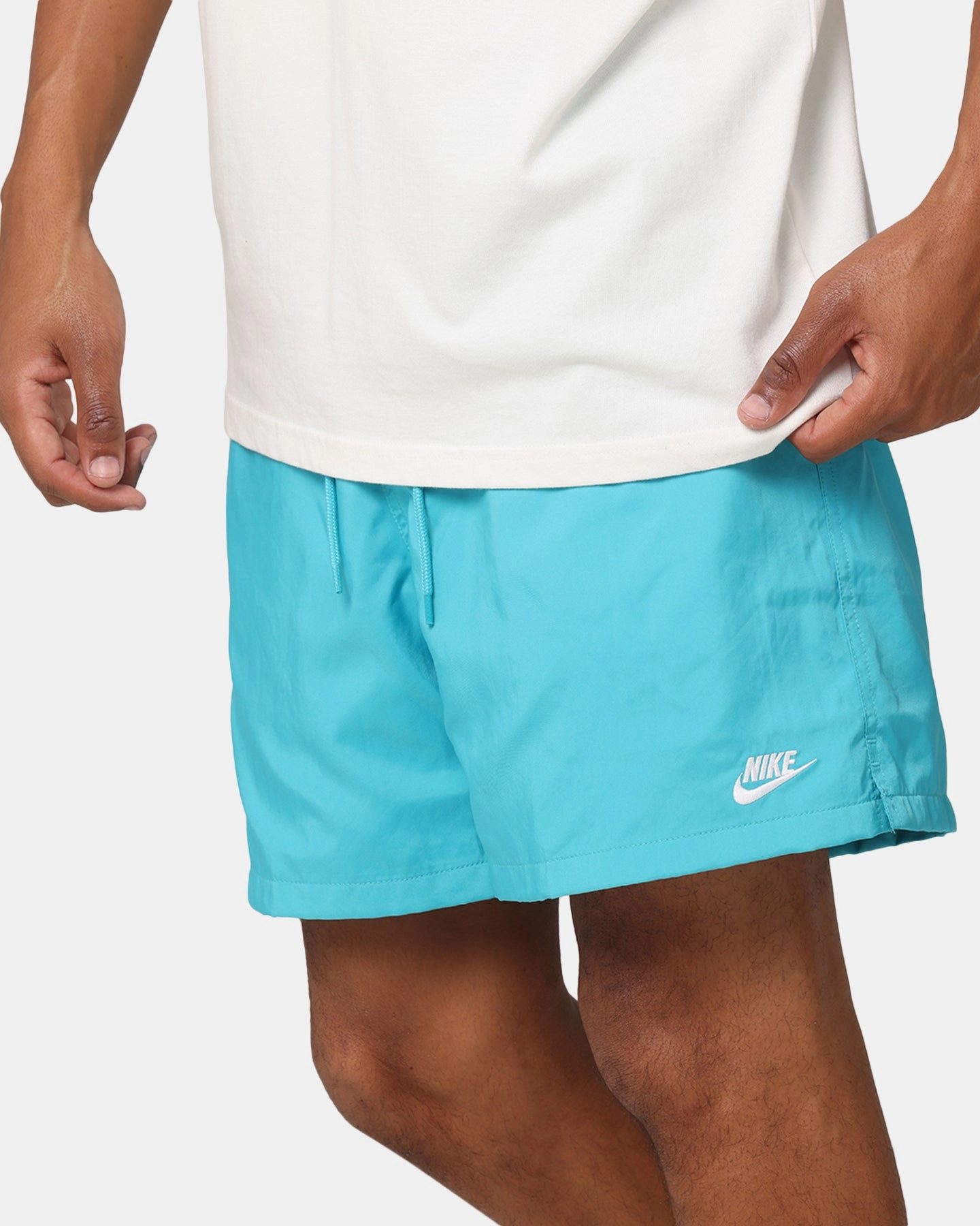 Nike Club Flow Shorts Dusty Cactus/White GussetDesign stripe design