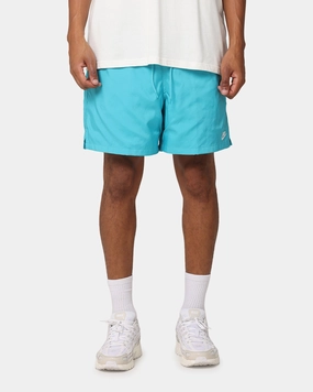 Non Cling Material Nike Club Flow Shorts Dusty Cactus/White