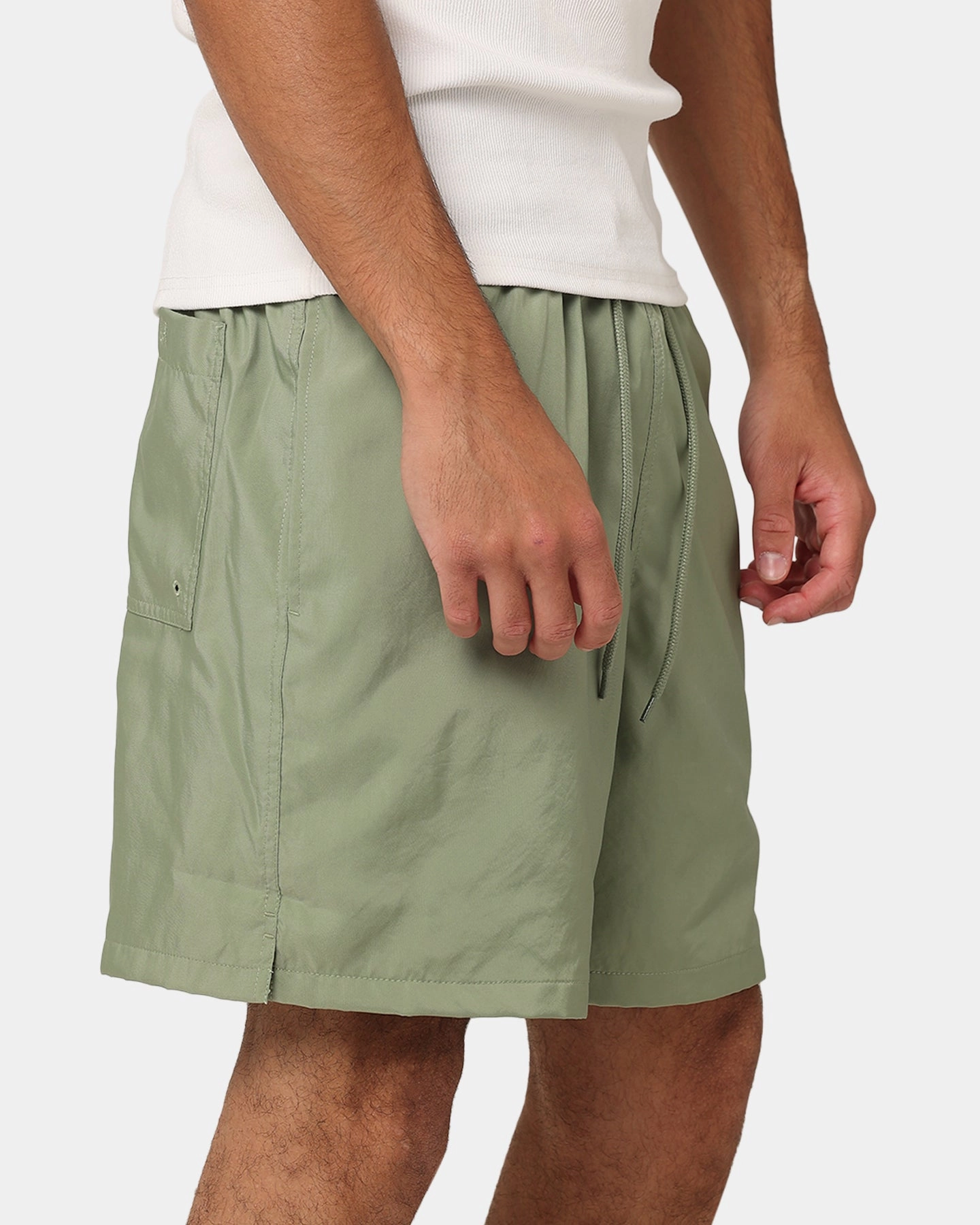 Camouflage Style Nike Club Flow Shorts Oil Green/White