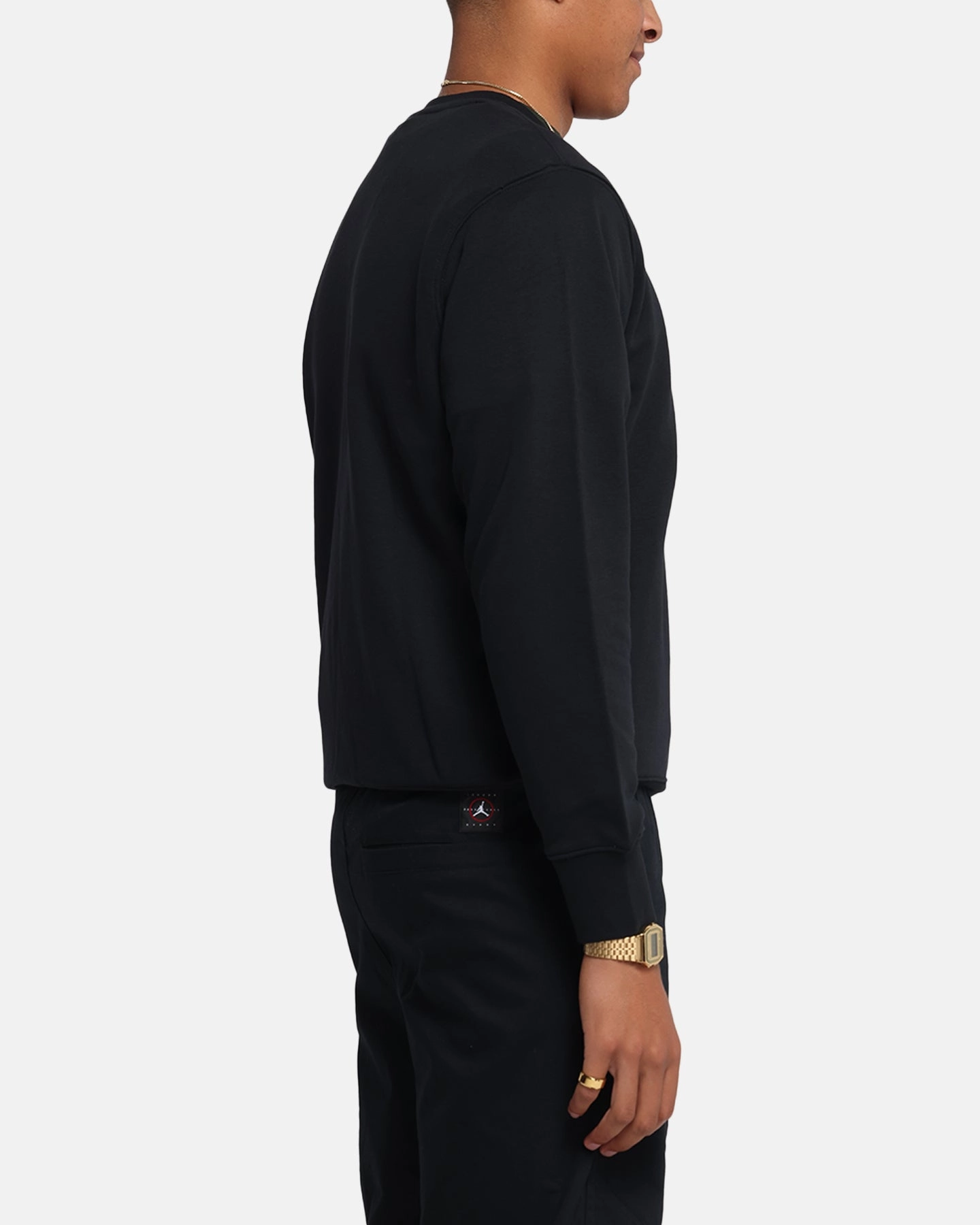 Nike Club French Terry Crewneck Black/White Winter Ready Layer Cozy Warm Layer