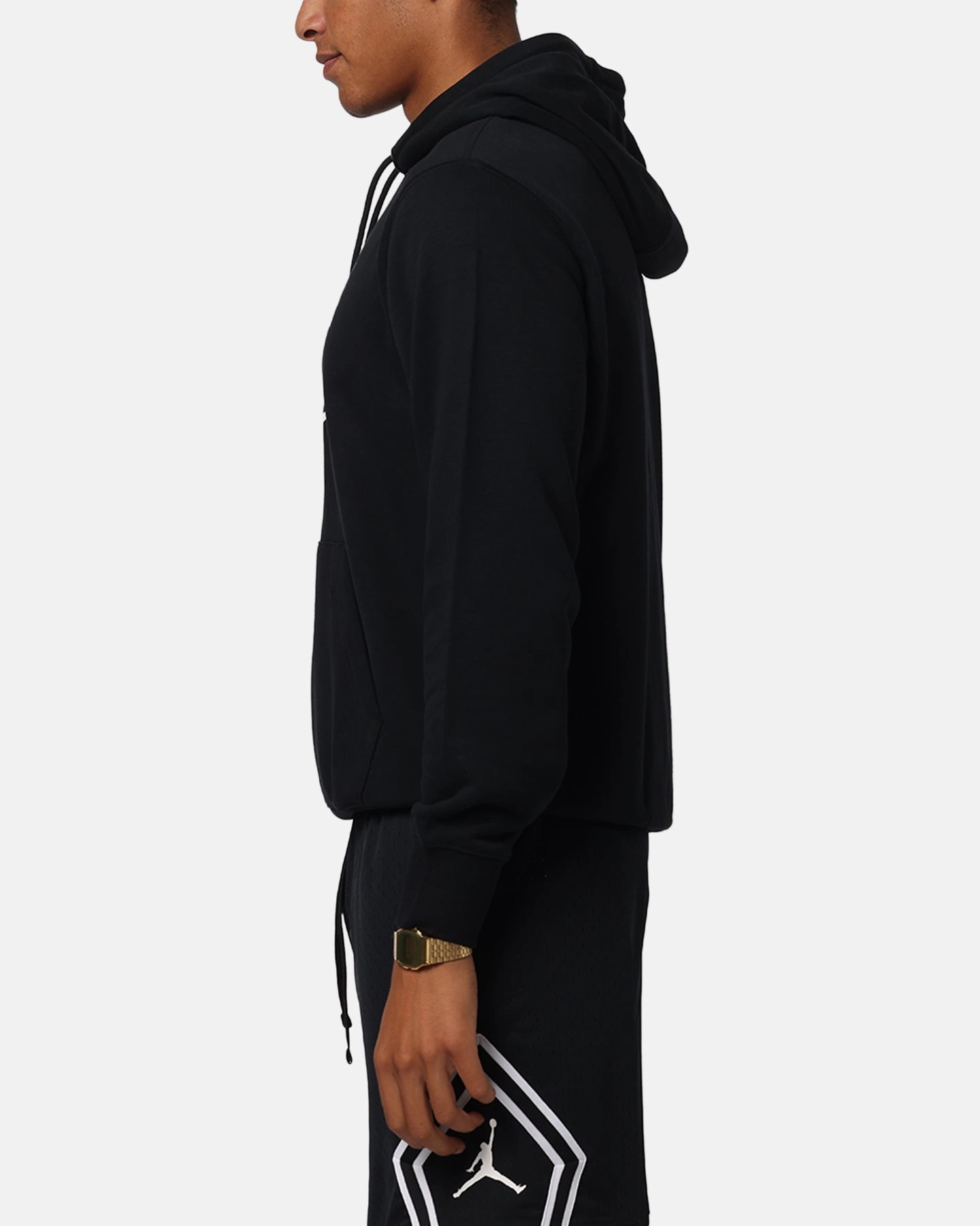 Nike Club French Terry Pullover Hoodie Black/Black/White Arctic style