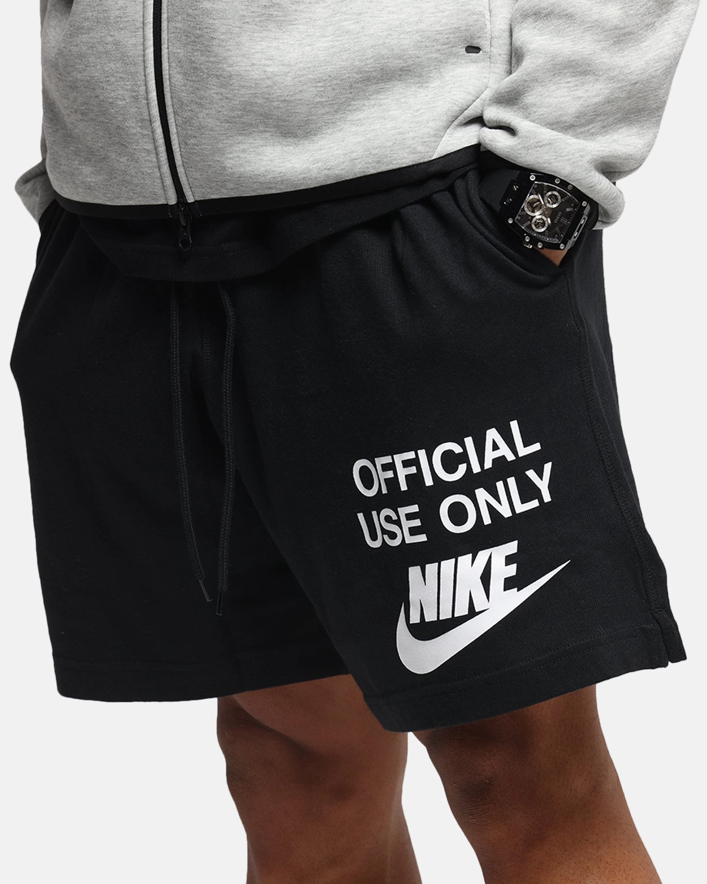 Mood Match Nike Club Knit Shorts Black/Black/White