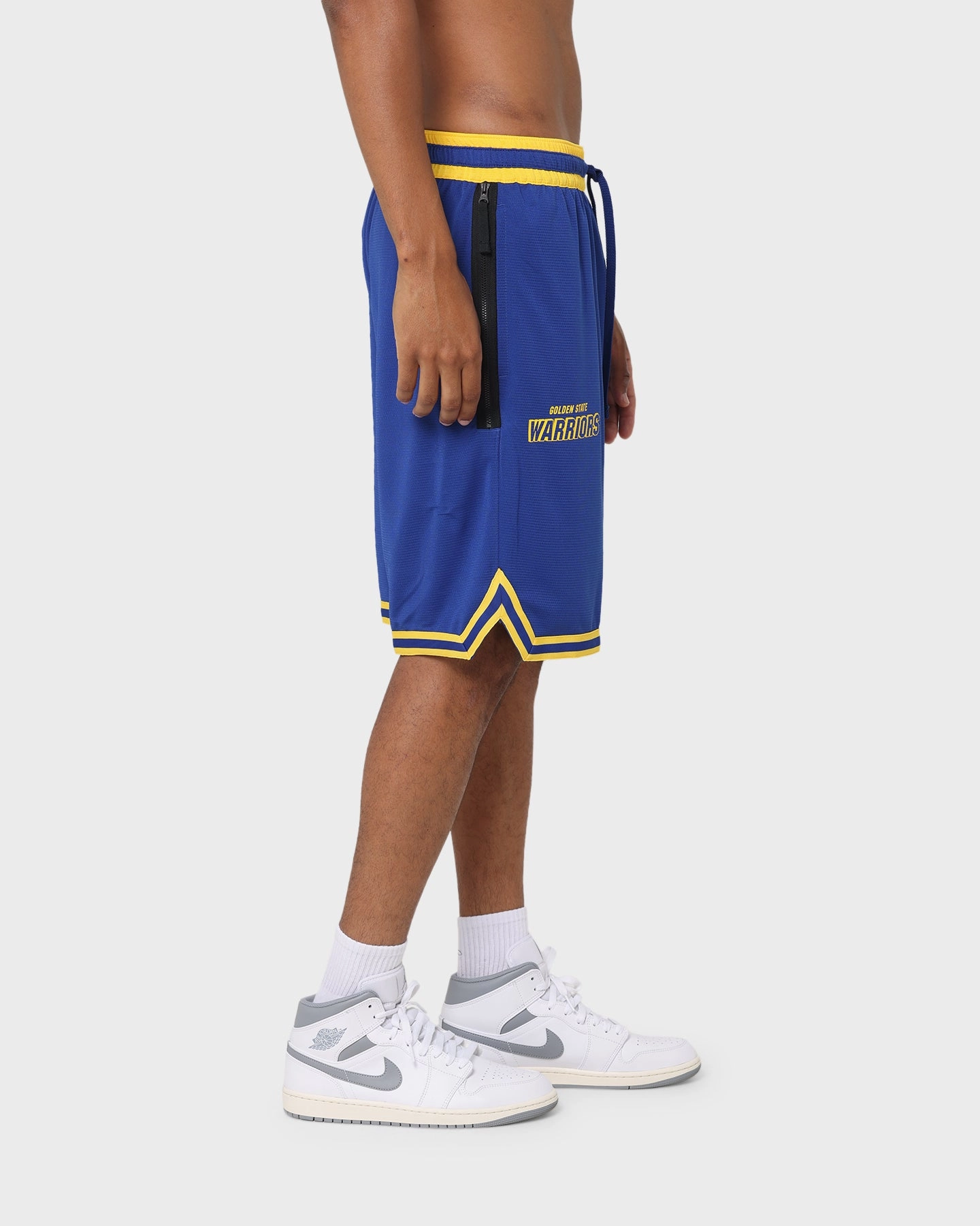 Anti Odor Nike Golden State Warriors Courtside Nike Dri-FIT NBA Shorts Rush Blue