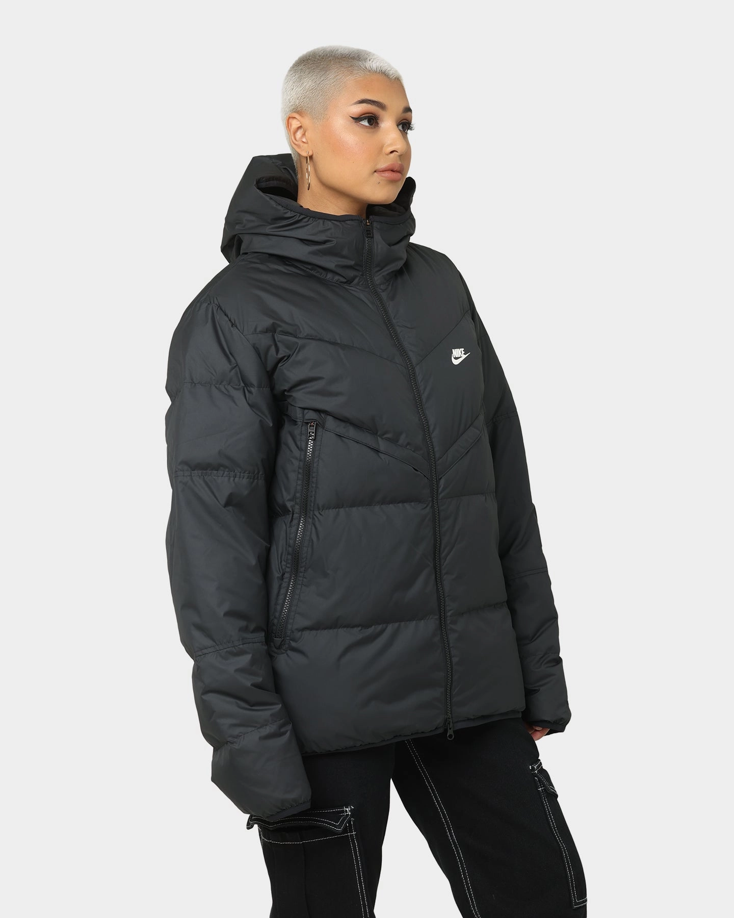 Mindfulness Nike Hooded Puffer Jacket Black