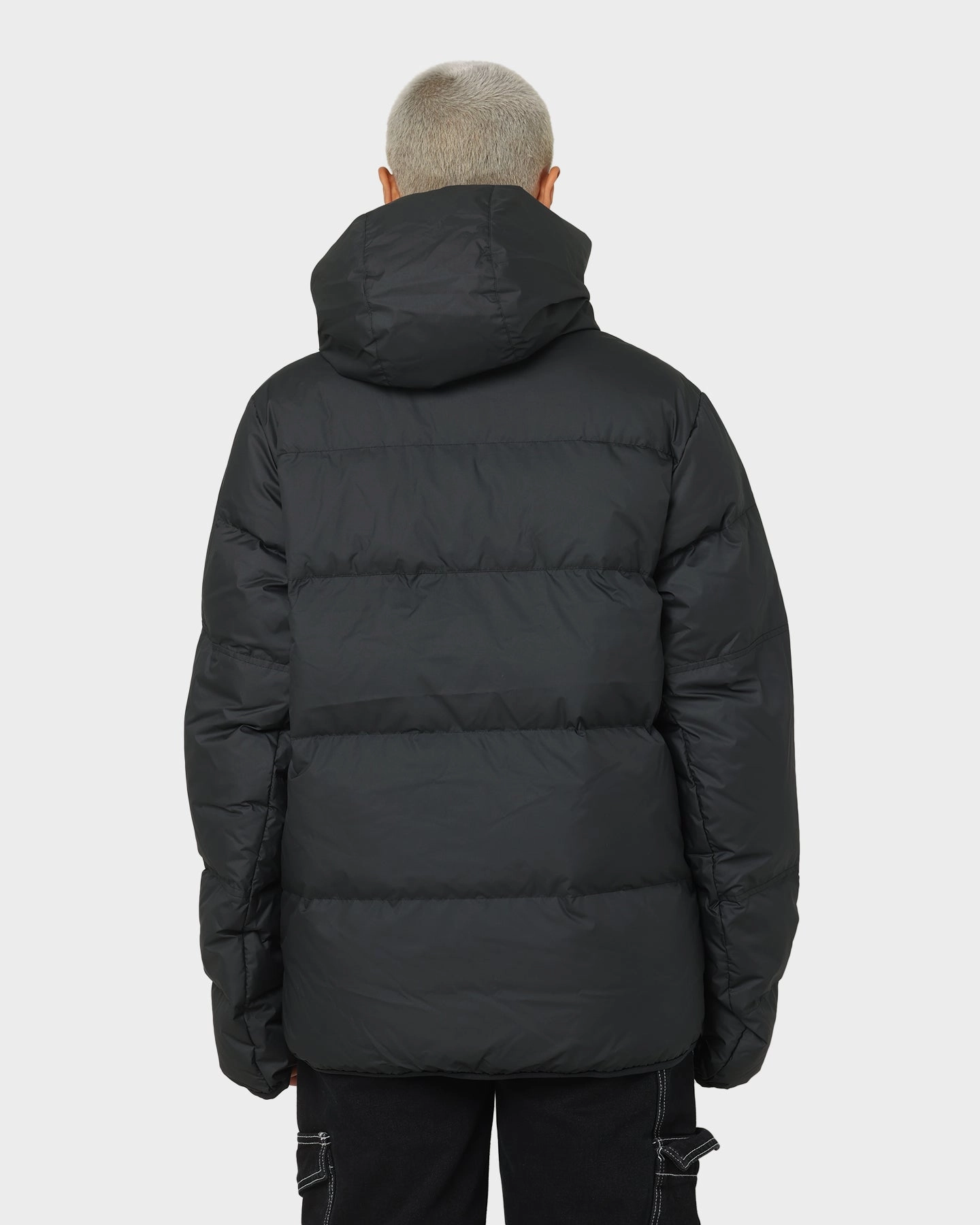Help Nike Hooded Puffer Jacket Black