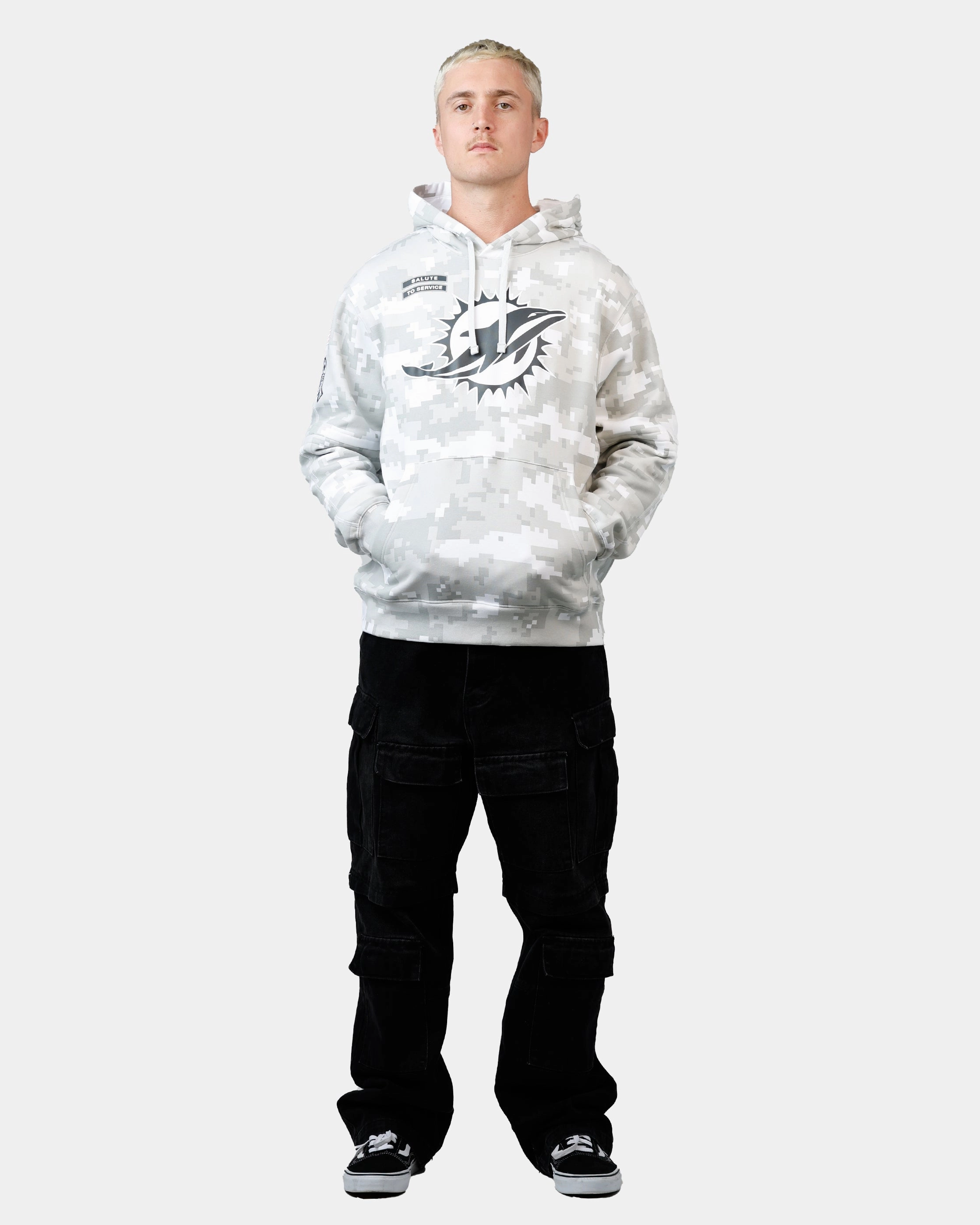 Outdoor Comfort Nike Miami Dolphins Salute to Service Hoodie Camouflage