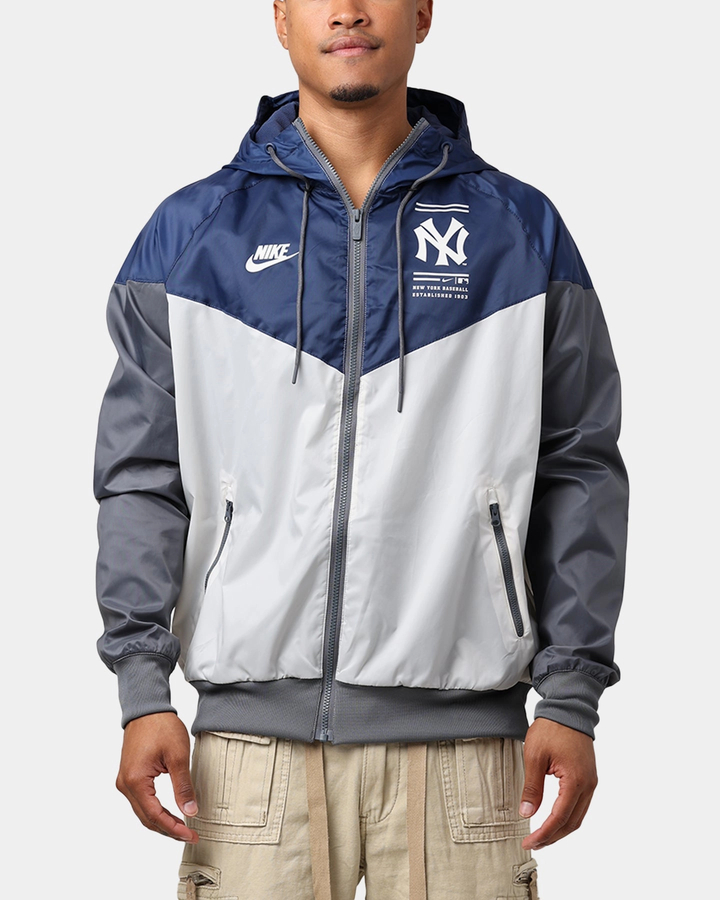 Nike New York Yankees Cooperstown Windrunner Jacket Midnight Navy/Light Bone Survive
