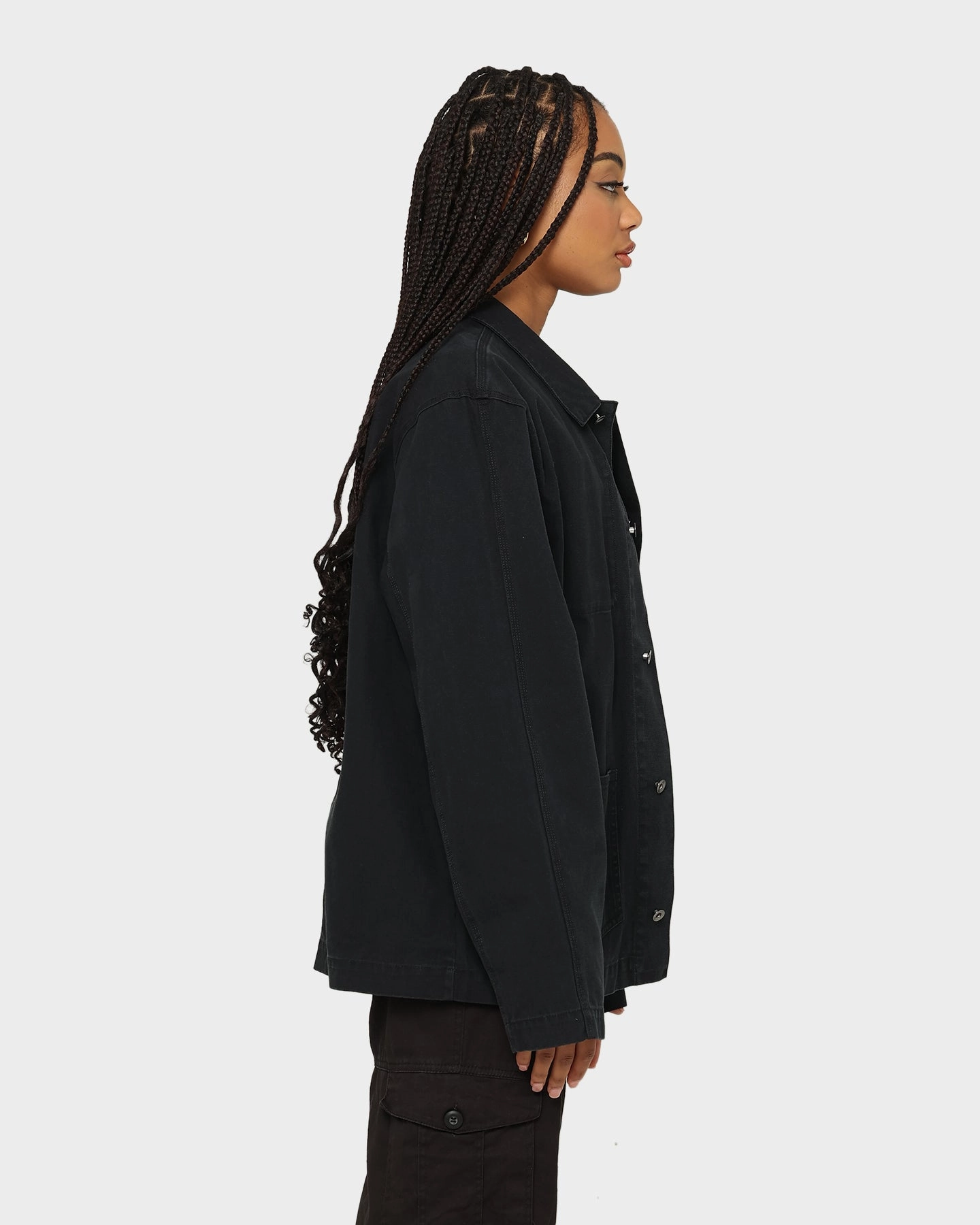 Taped Edges Nike Nike Life Unlined Chore Jacket Black/White