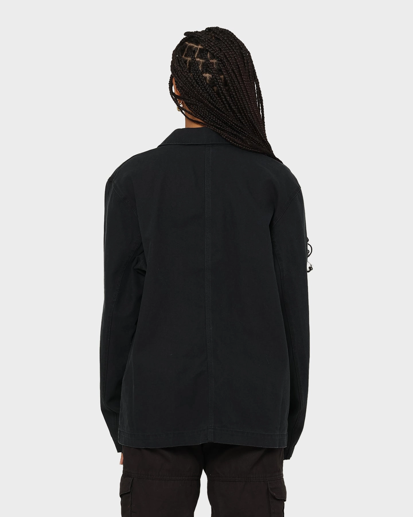 Nike Nike Life Unlined Chore Jacket Black/White HemLock Adjustment System