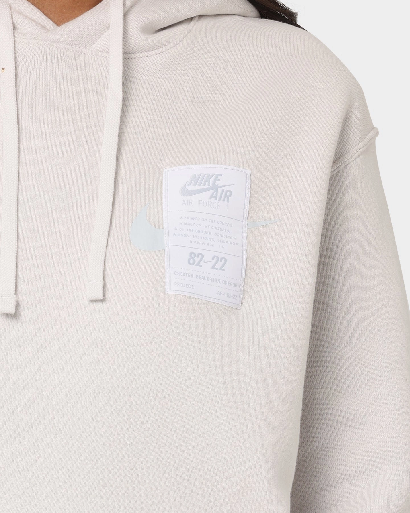 Nike Nike Sportswear AF1 Open Hoodie Phantom Weekend Vibe Daily Comfort