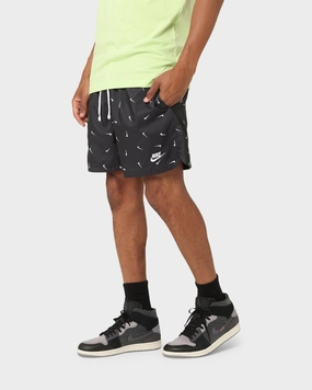 Nike Nike Sportswear Sport Essentials Woven Lined Flow Shorts Black/White/White Playful Prints