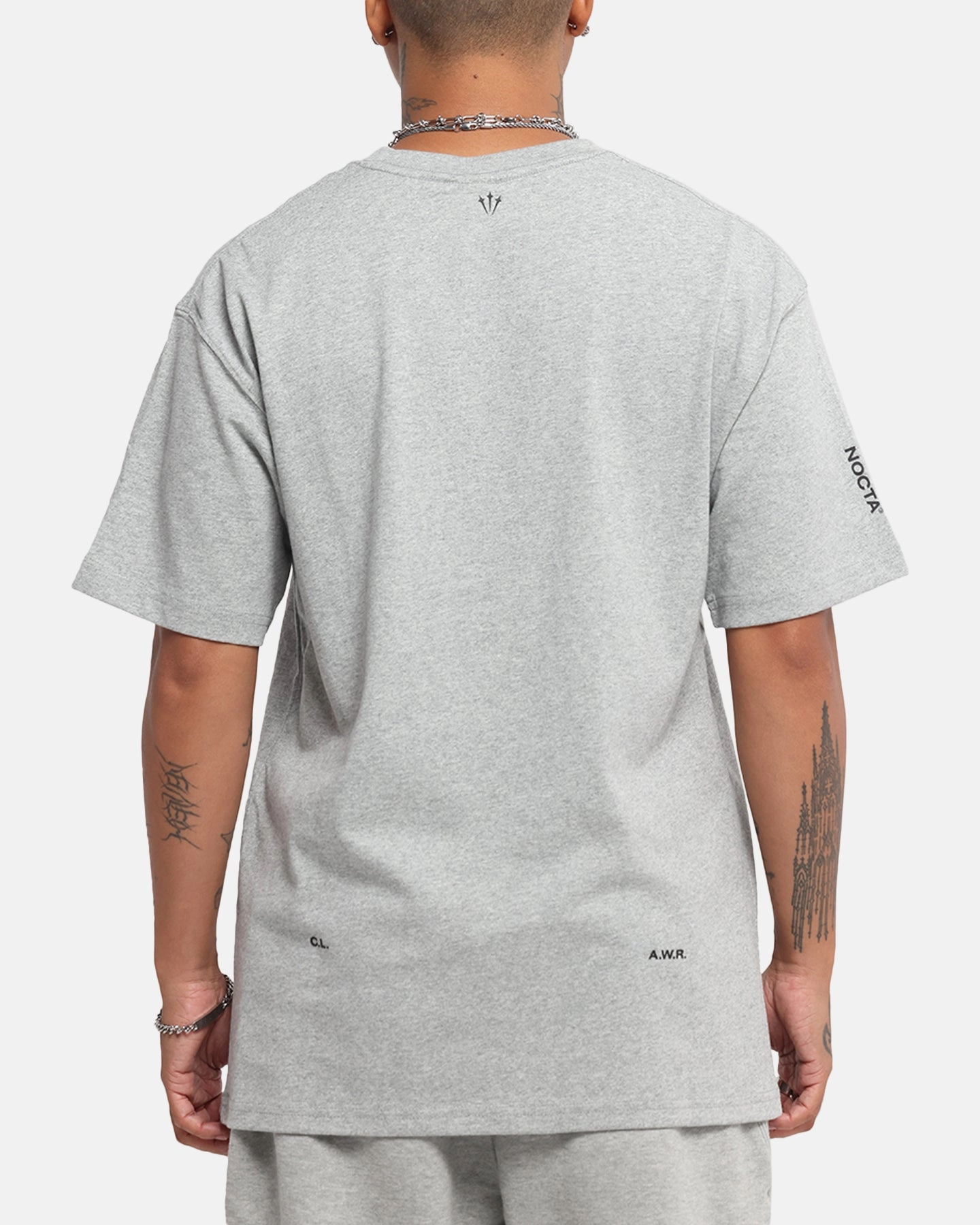 Reinforced Neckline Day-to-Day Comfort Nike Nocta CS T-Shirt Dark Grey Heather