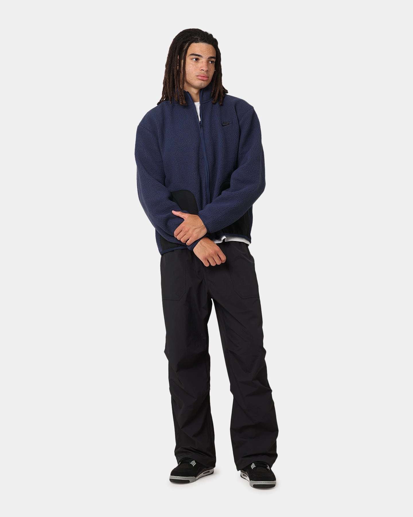 Analysis Nike Sherpa Winter Jacket Midnight Navy/Black