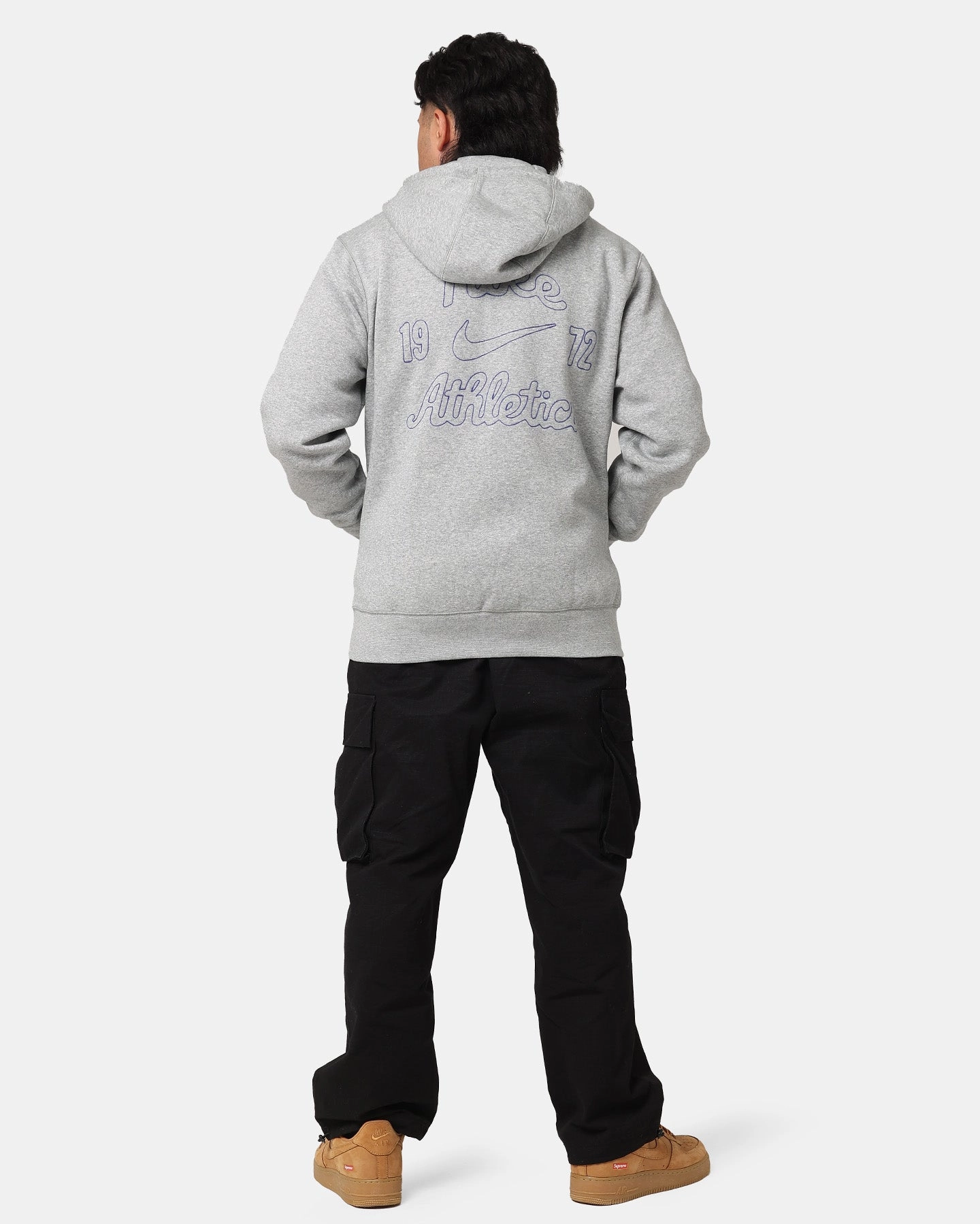 Bear like Nike Sportswear Club Essential Full Zip Hoodie Dark Grey Heather