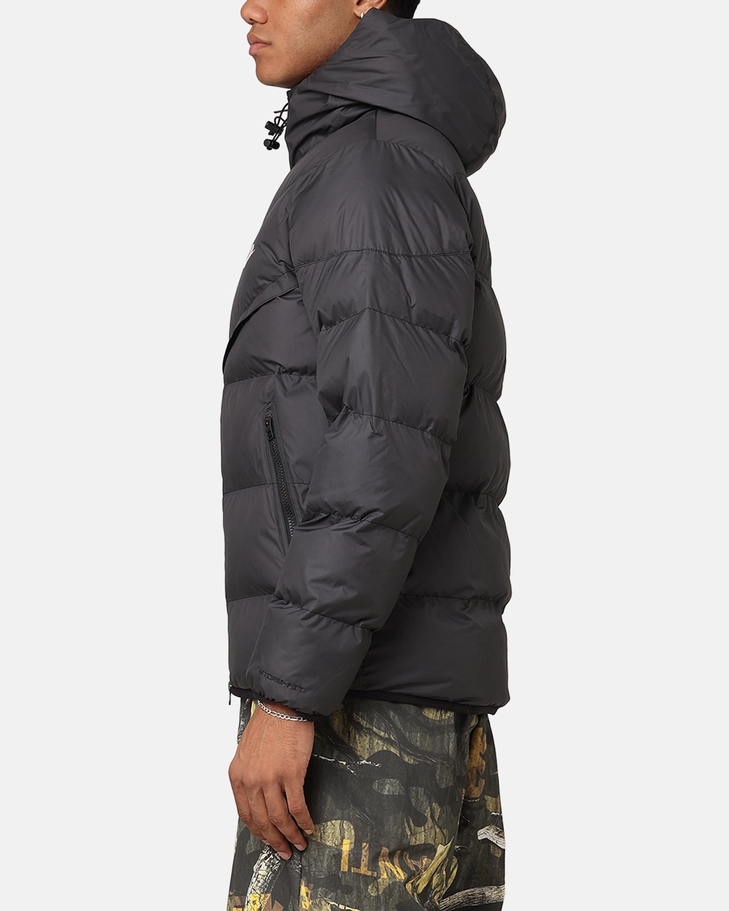 Durable Outer Layer Neutral Tones Nike Sportswear PrimaLoft Field Jacket Black/Black/Sail