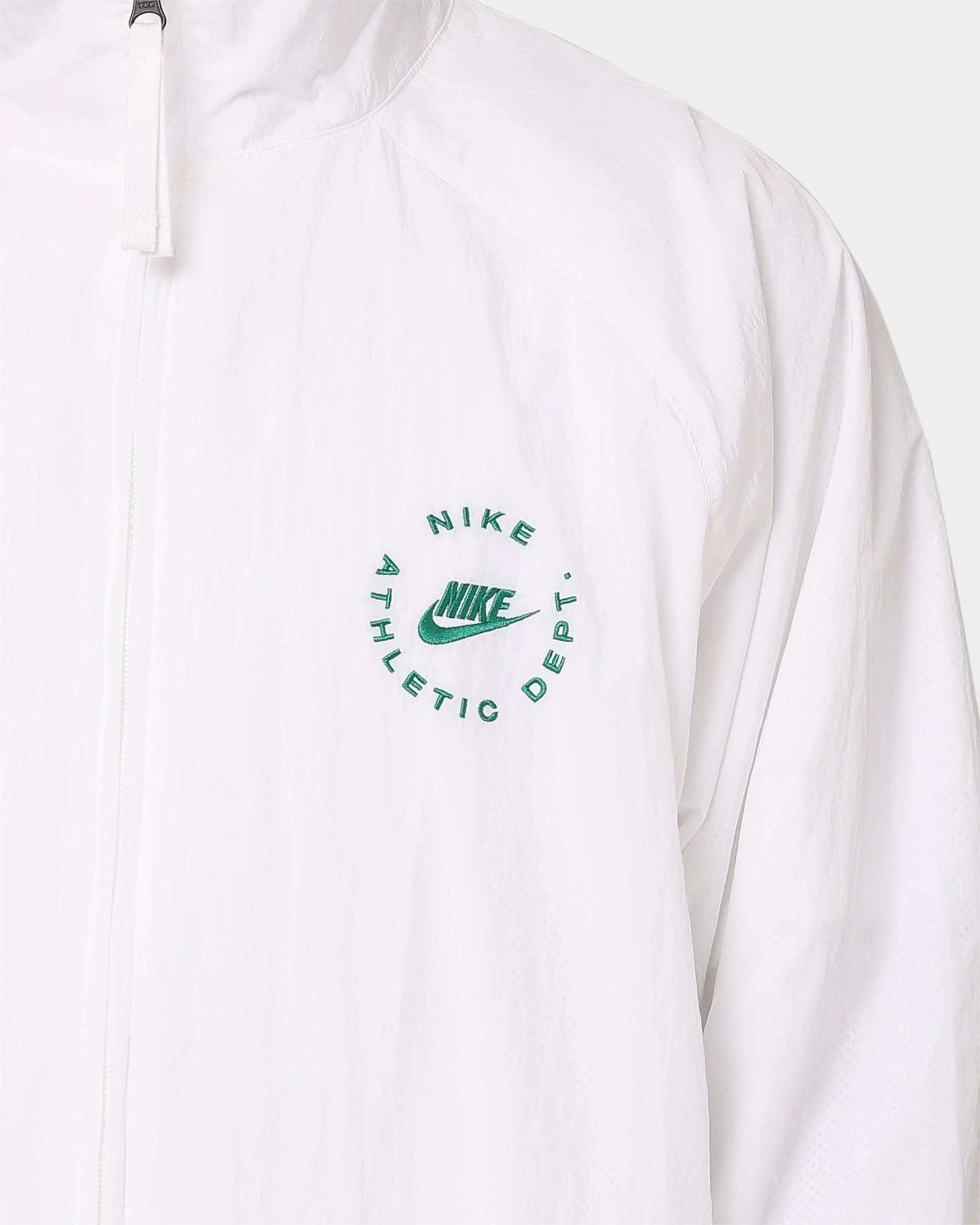 Consciousness Weatherproof Coating Nike Sportswear Woven Jacket White/Malachite